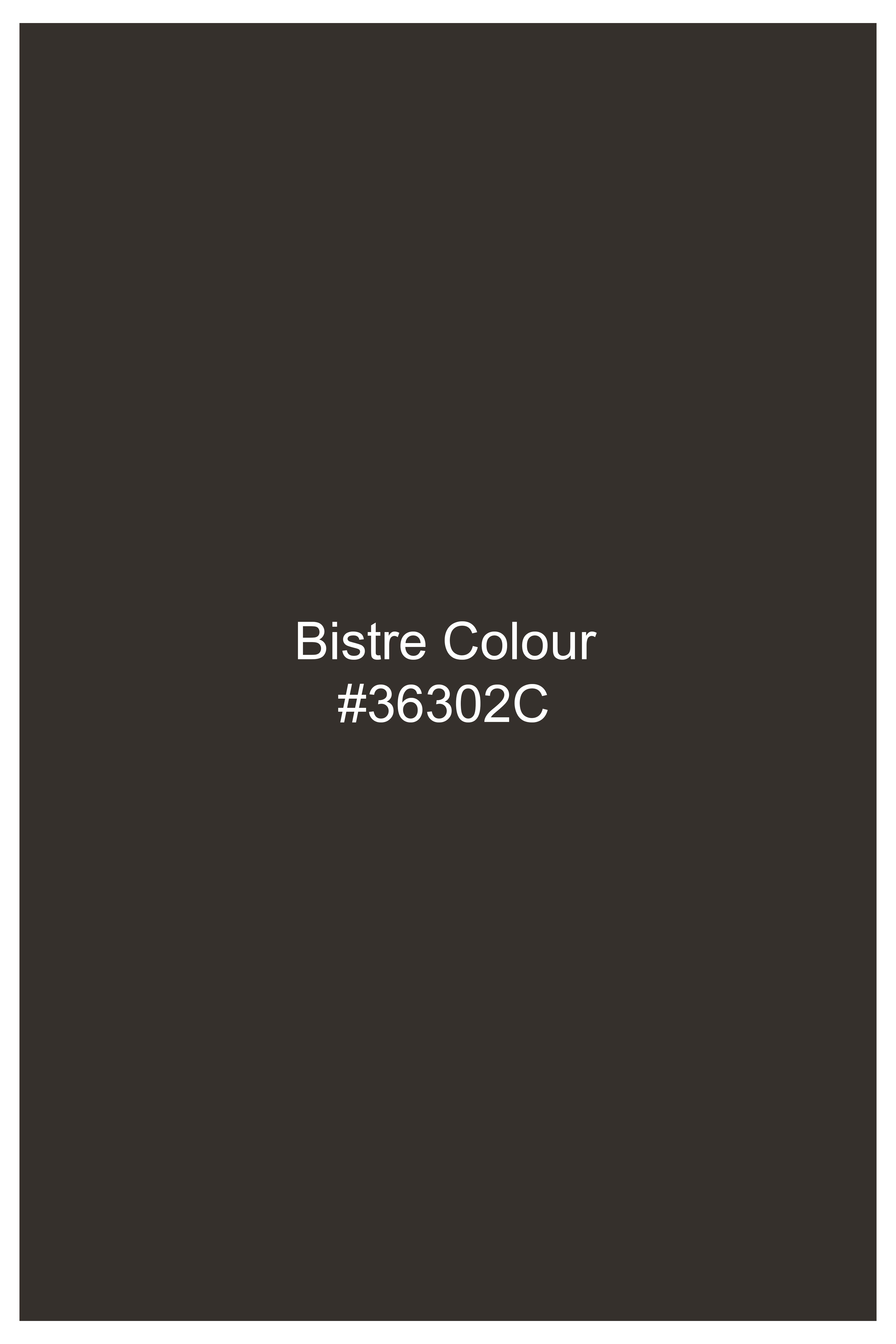 Bistre Brown Wool Rich Neharu Jacket WC2802-36, WC2802-38, WC2802-40, WC2802-42, WC2802-44, WC2802-46, WC2802-48, WC2802-50, WC2802-52, WC2802-54, WC2802-56, WC2802-58, WC2802-60
