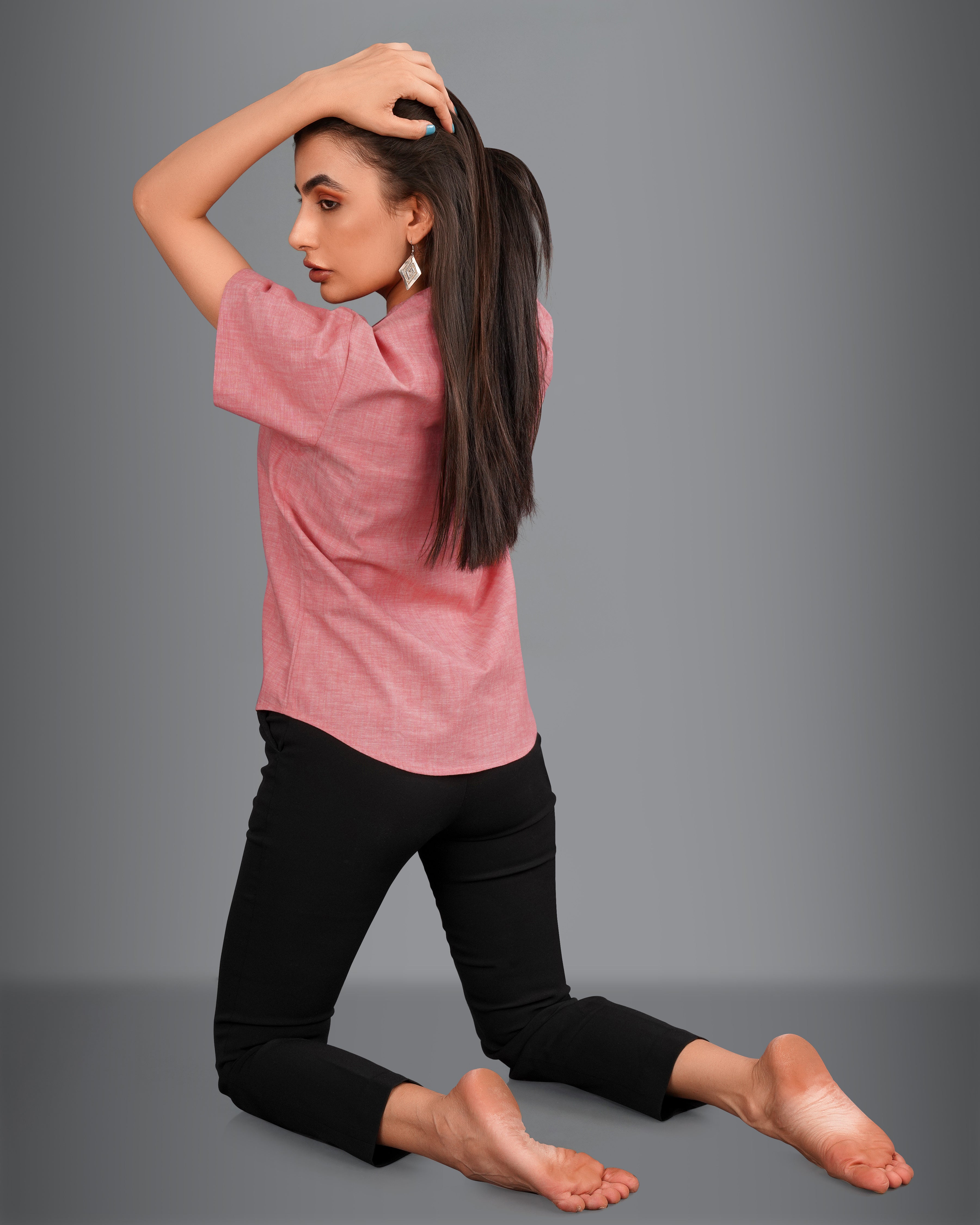 Faded Pink Premium Cotton Shirt