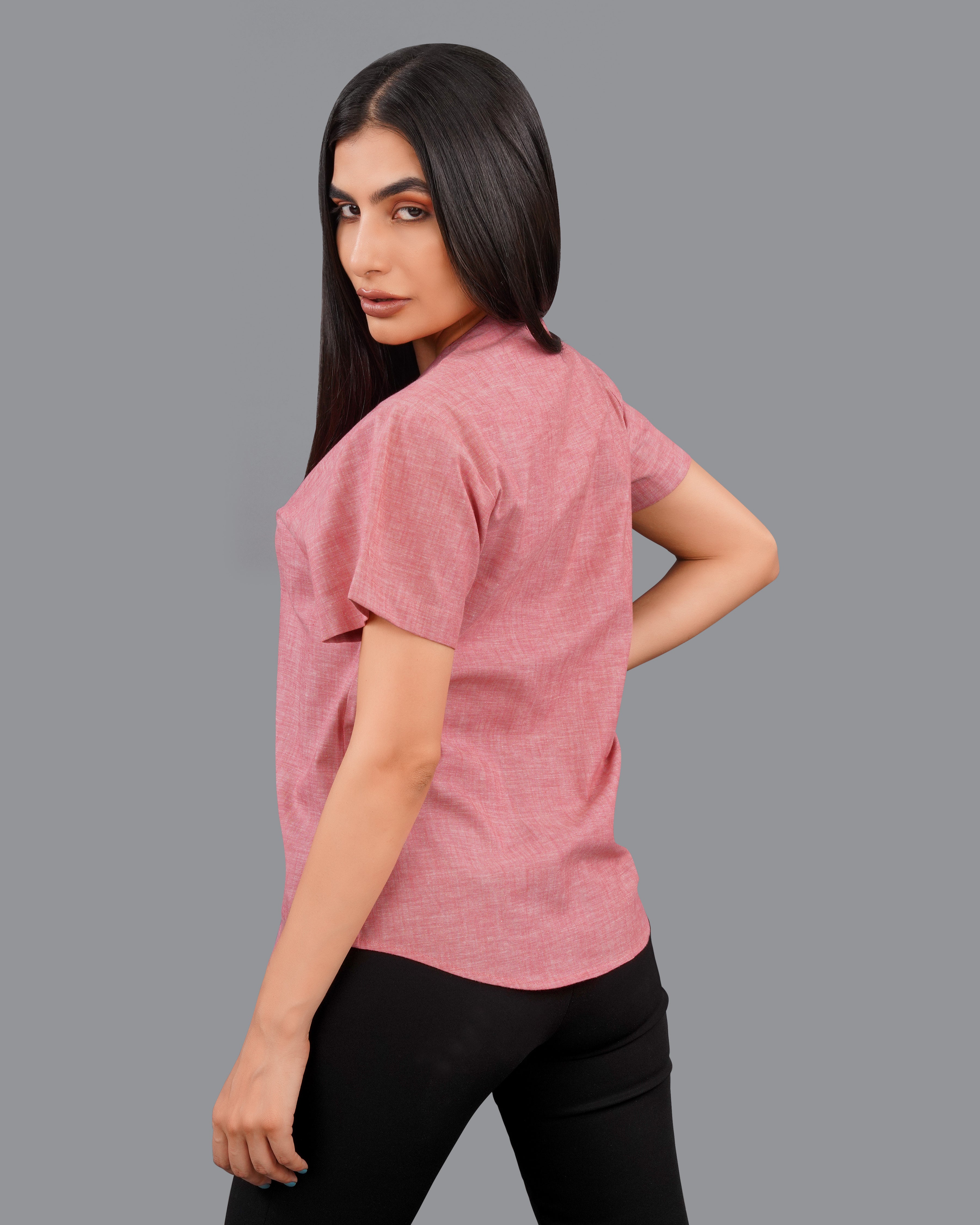 Faded Pink Premium Cotton Shirt