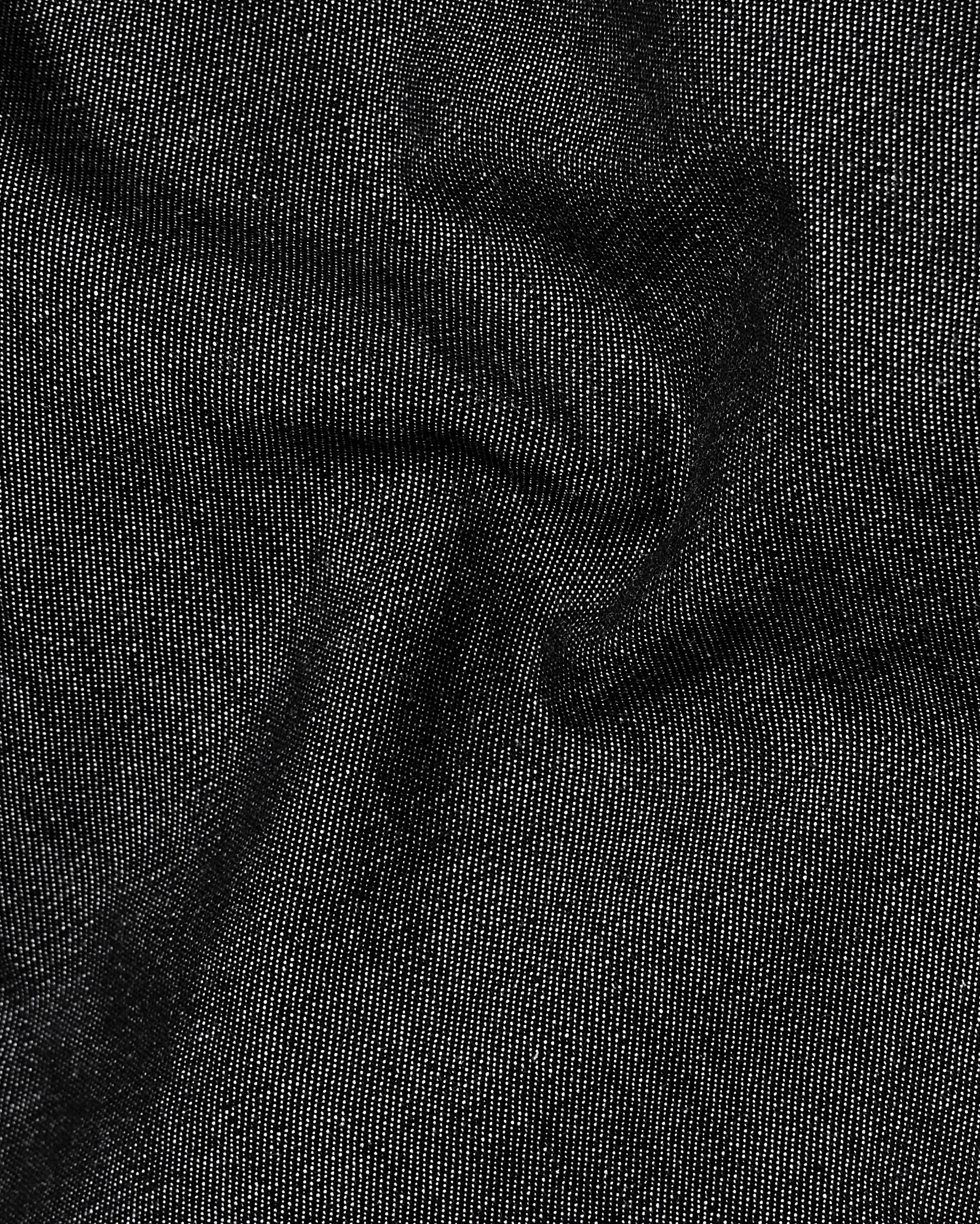 Iridium Gray Premium Cotton Denim Shirt