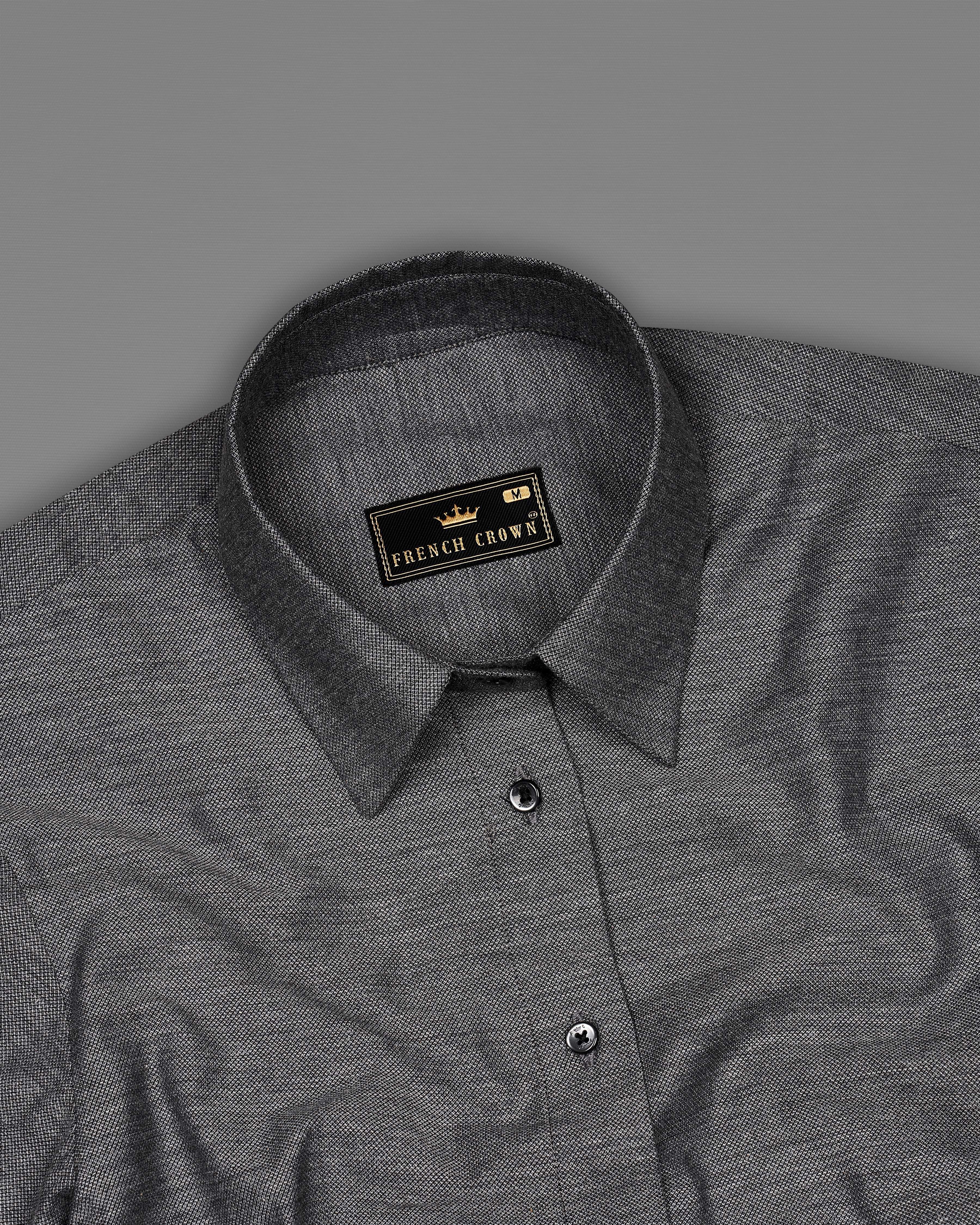 Concord Gray Premium Cotton Shirt WS044-BLK-32, WS044-BLK-34, WS044-BLK-36, WS044-BLK-38, WS044-BLK-40, WS044-BLK-42