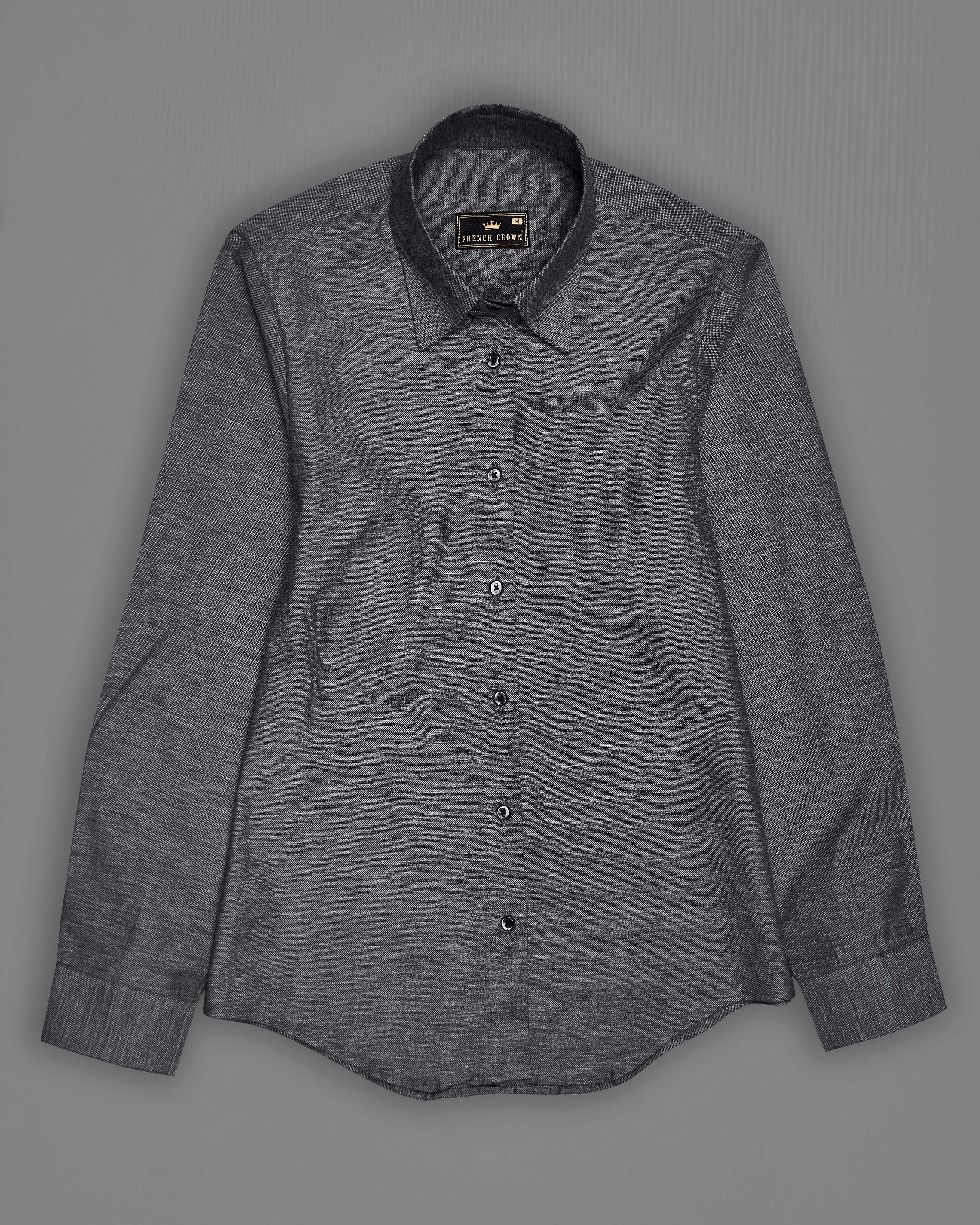 Concord Gray Premium Cotton Shirt WS044-BLK-32, WS044-BLK-34, WS044-BLK-36, WS044-BLK-38, WS044-BLK-40, WS044-BLK-42