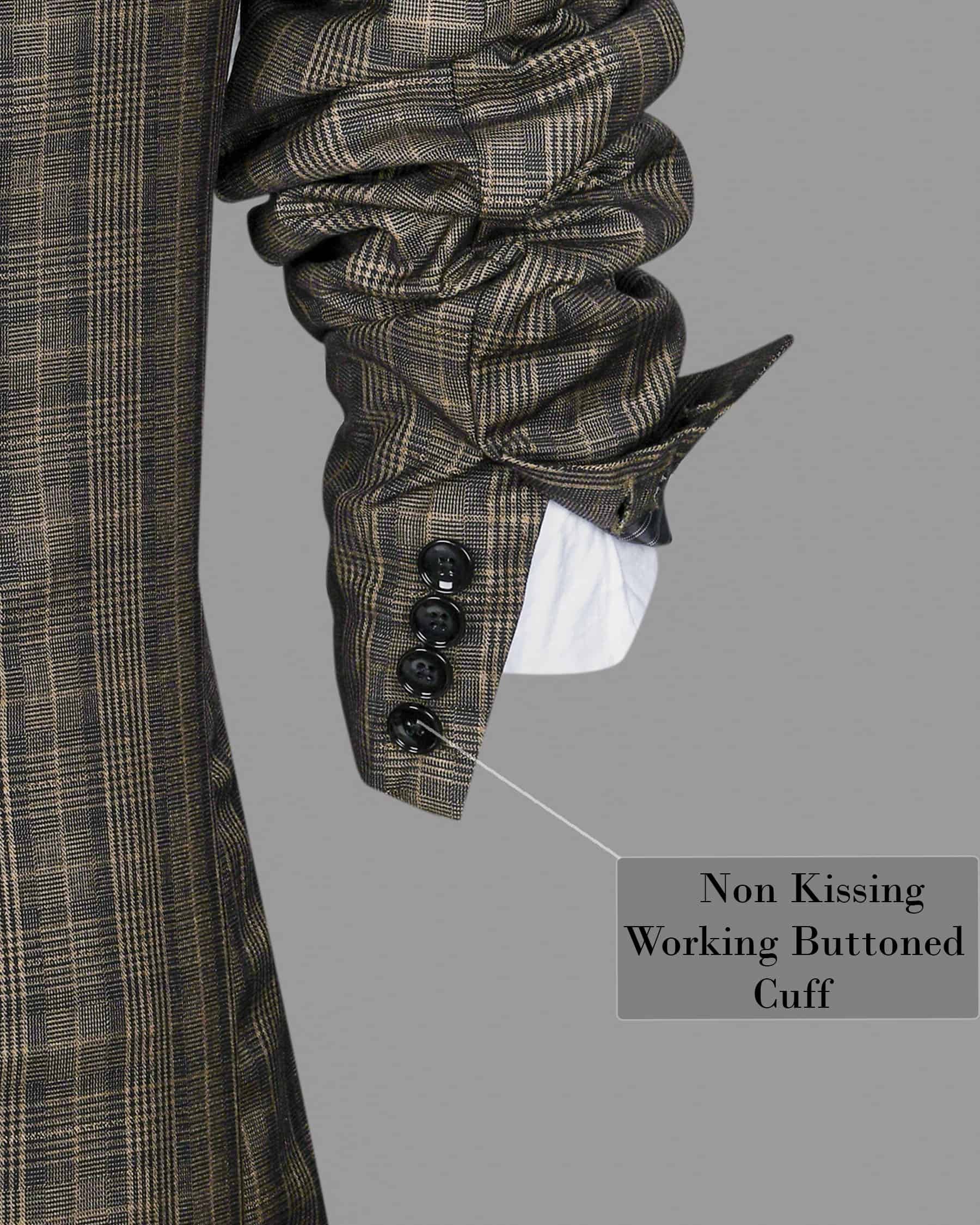 Walnut Plaid Suit