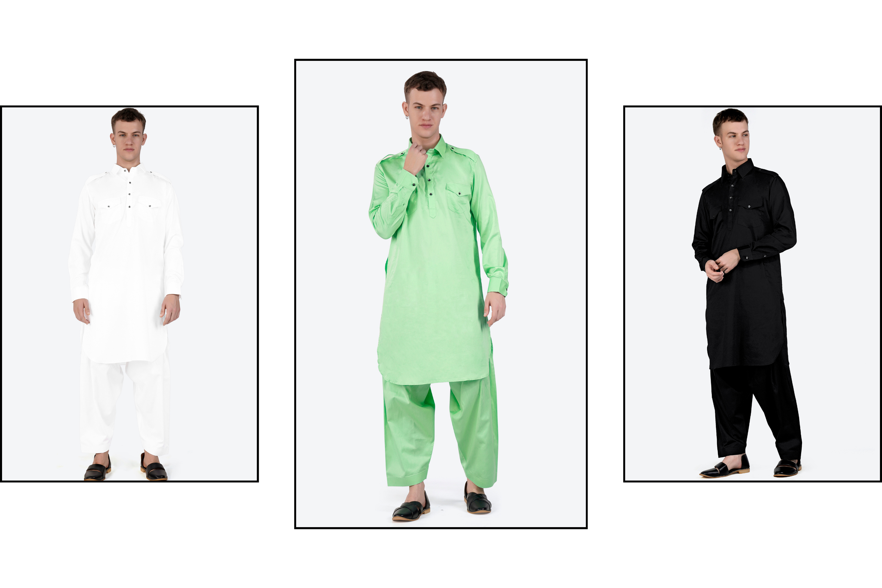 Ethnic Wear Pathani Kurta Set