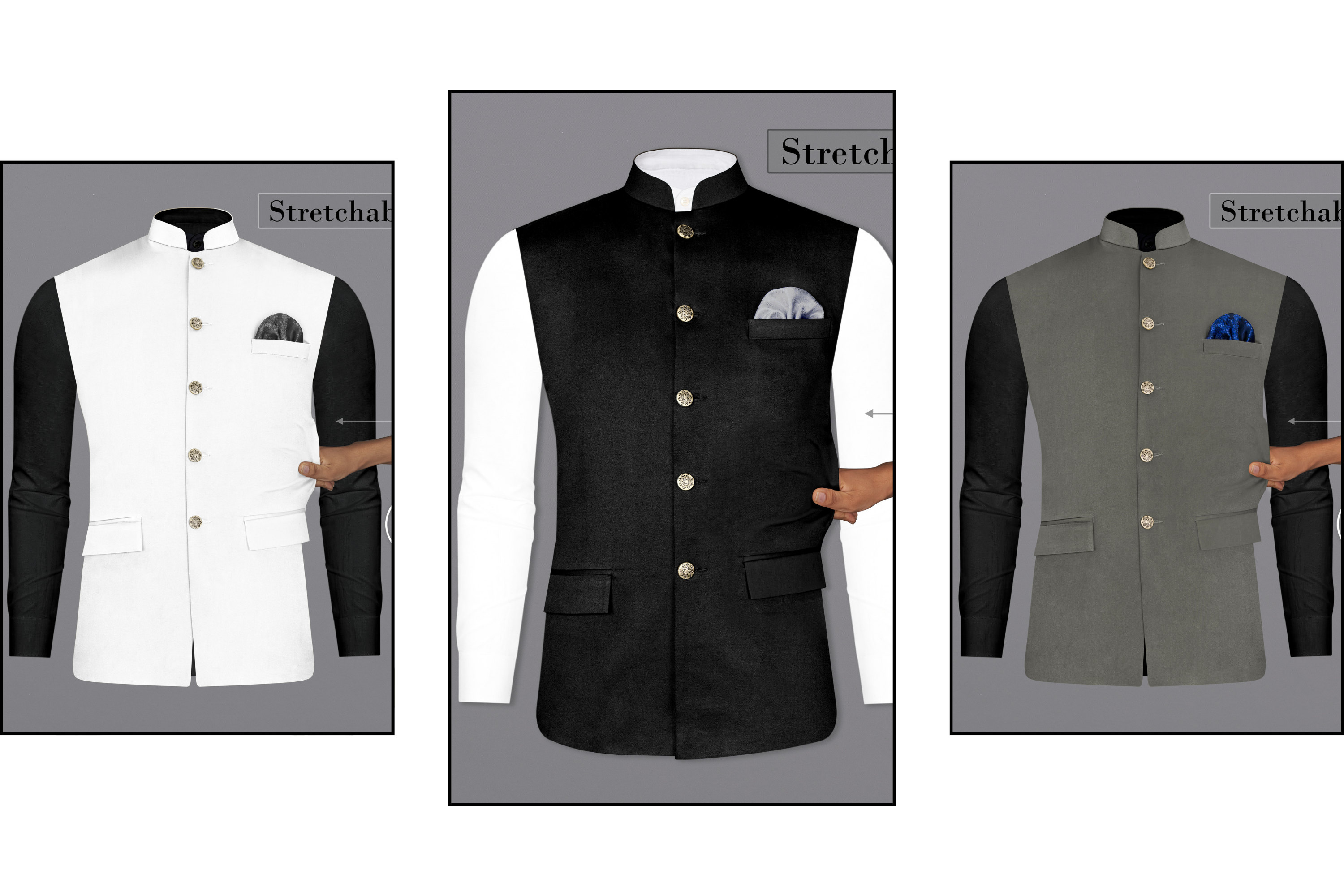 Stretchable Waistcoats