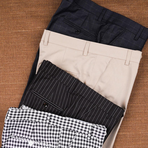 Buy Men Cream Slim Fit Solid Casual Trousers Online - 743345 | Allen Solly