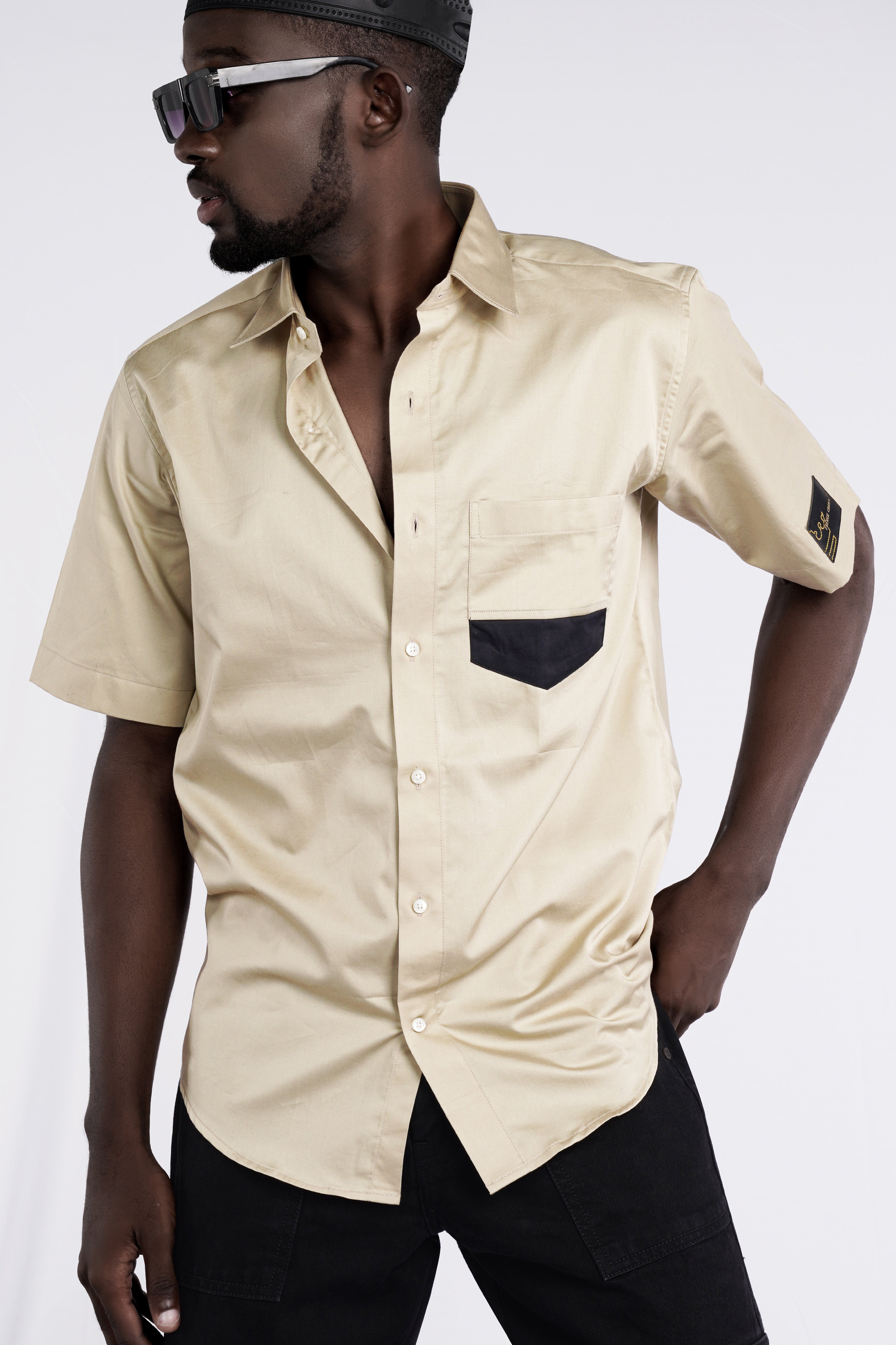 Coriander Brown Super Soft Premium Cotton Designer Shirt