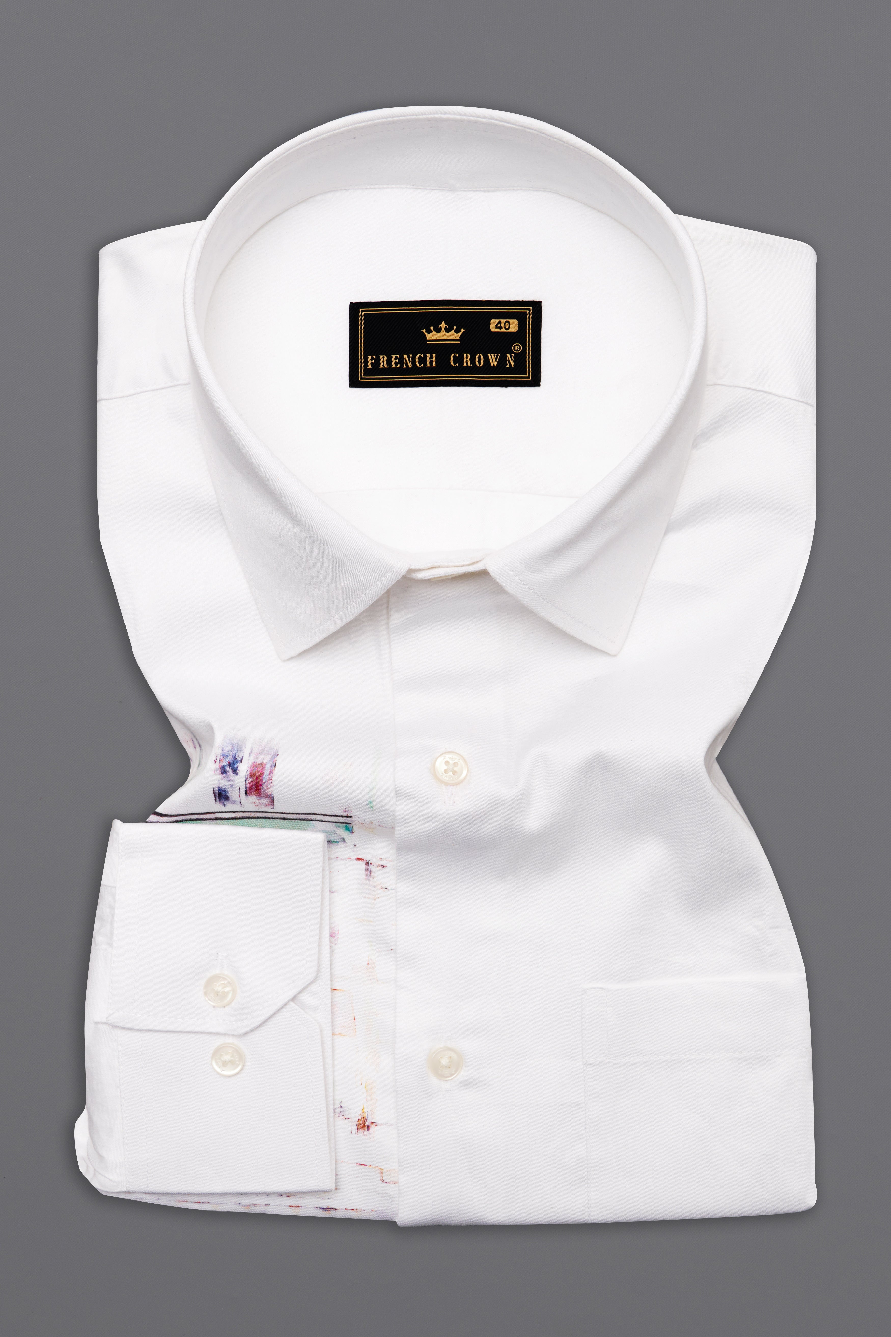Bright White Printed Super Soft Premium Cotton Designer Shirt 10172-38, 10172-H-38, 10172-39, 10172-H-39, 10172-40, 10172-H-40, 10172-42, 10172-H-42, 10172-44, 10172-H-44, 10172-46, 10172-H-46, 10172-48, 10172-H-48, 10172-50, 10172-H-50, 10172-52, 10172-H-52A