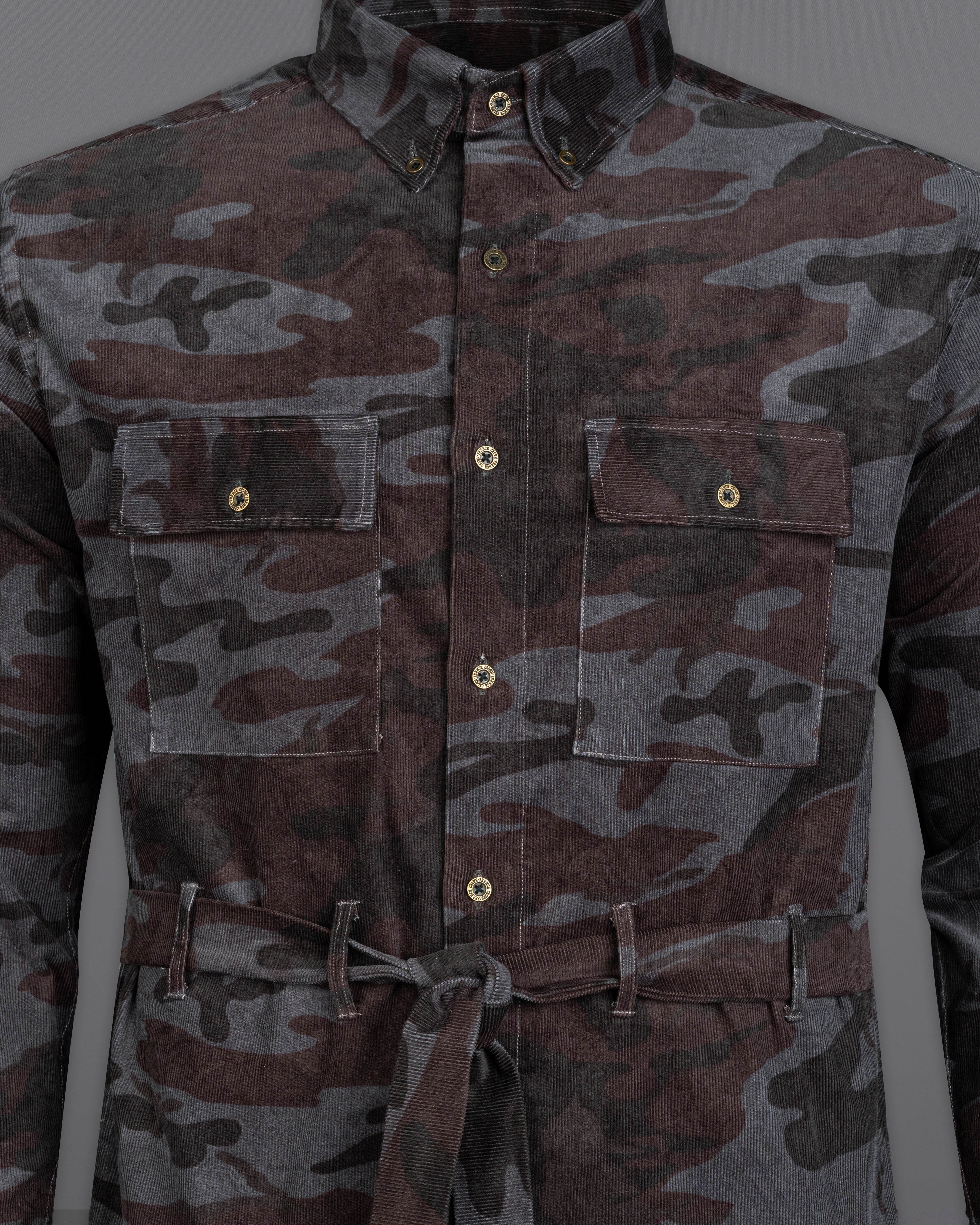 Cape Cod Gray and Bistre Brown Camouflage Corduroy Designer Shirt 10174-BD-MB-D123-38, 10174-BD-MB-D123-H-38, 10174-BD-MB-D123-39, 10174-BD-MB-D123-H-39, 10174-BD-MB-D123-40, 10174-BD-MB-D123-H-40, 10174-BD-MB-D123-42, 10174-BD-MB-D123-H-42, 10174-BD-MB-D123-44, 10174-BD-MB-D123-H-44, 10174-BD-MB-D123-46, 10174-BD-MB-D123-H-46, 10174-BD-MB-D123-48, 10174-BD-MB-D123-H-48, 10174-BD-MB-D123-50, 10174-BD-MB-D123-H-50, 10174-BD-MB-D123-52, 10174-BD-MB-D123-H-52A