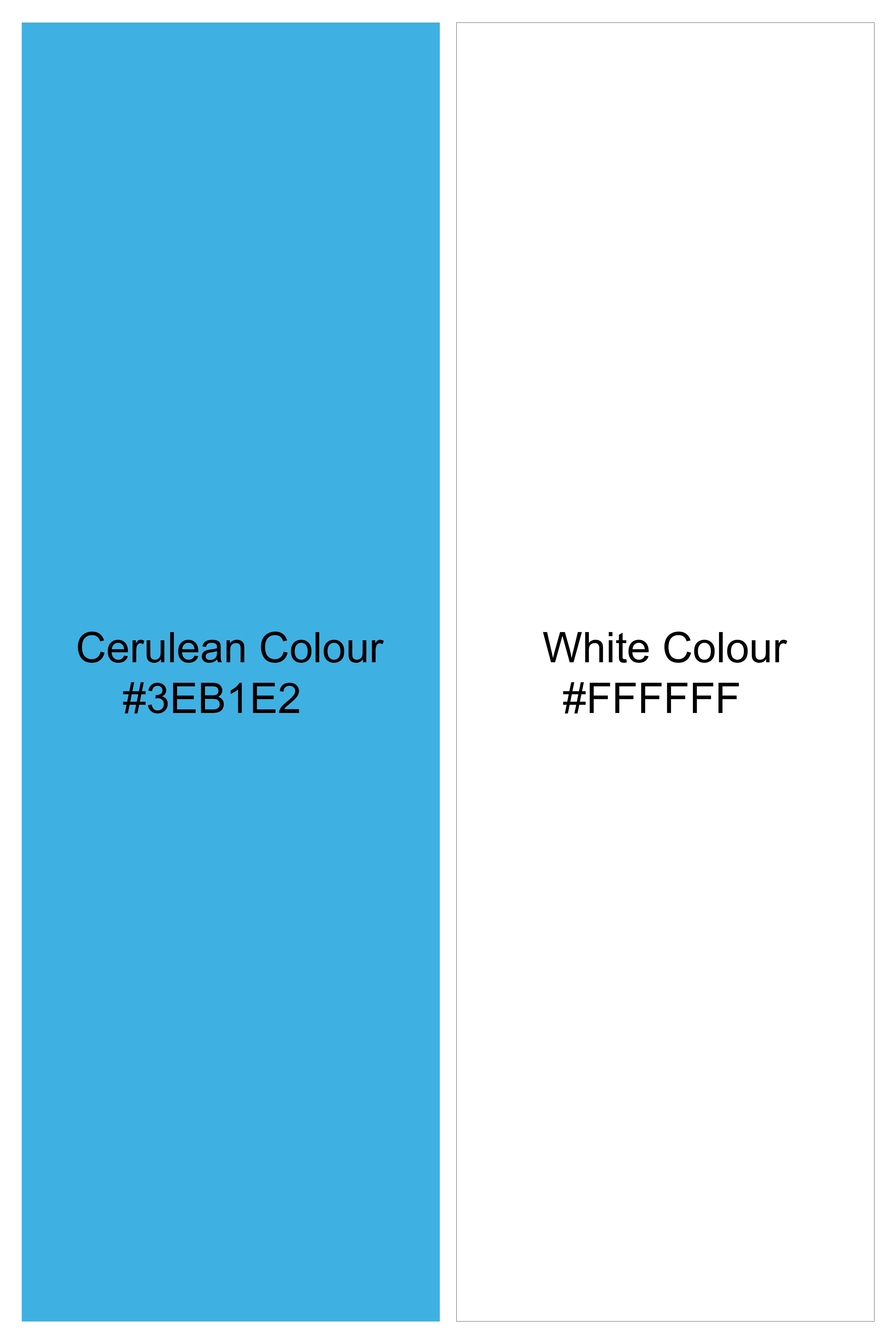 Cerulean Blue and White Jacquard Textured Premium Giza Cotton Shirt 10200-38, 10200-H-38, 10200-39, 10200-H-39, 10200-40, 10200-H-40, 10200-42, 10200-H-42, 10200-44, 10200-H-44, 10200-46, 10200-H-46, 10200-48, 10200-H-48, 10200-50, 10200-H-50, 10200-52, 10200-H-52