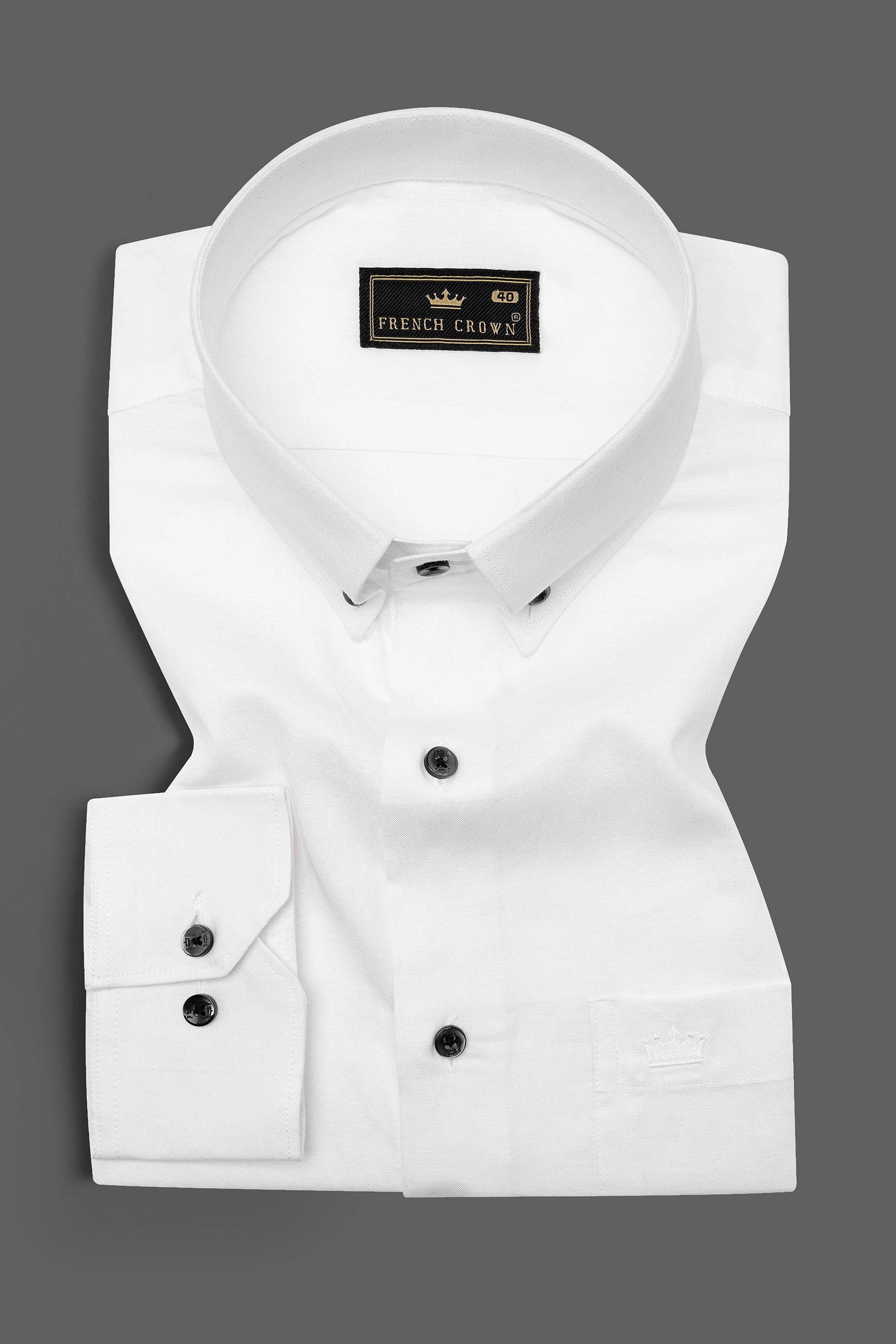 Bright White Luxurious Linen Shirt