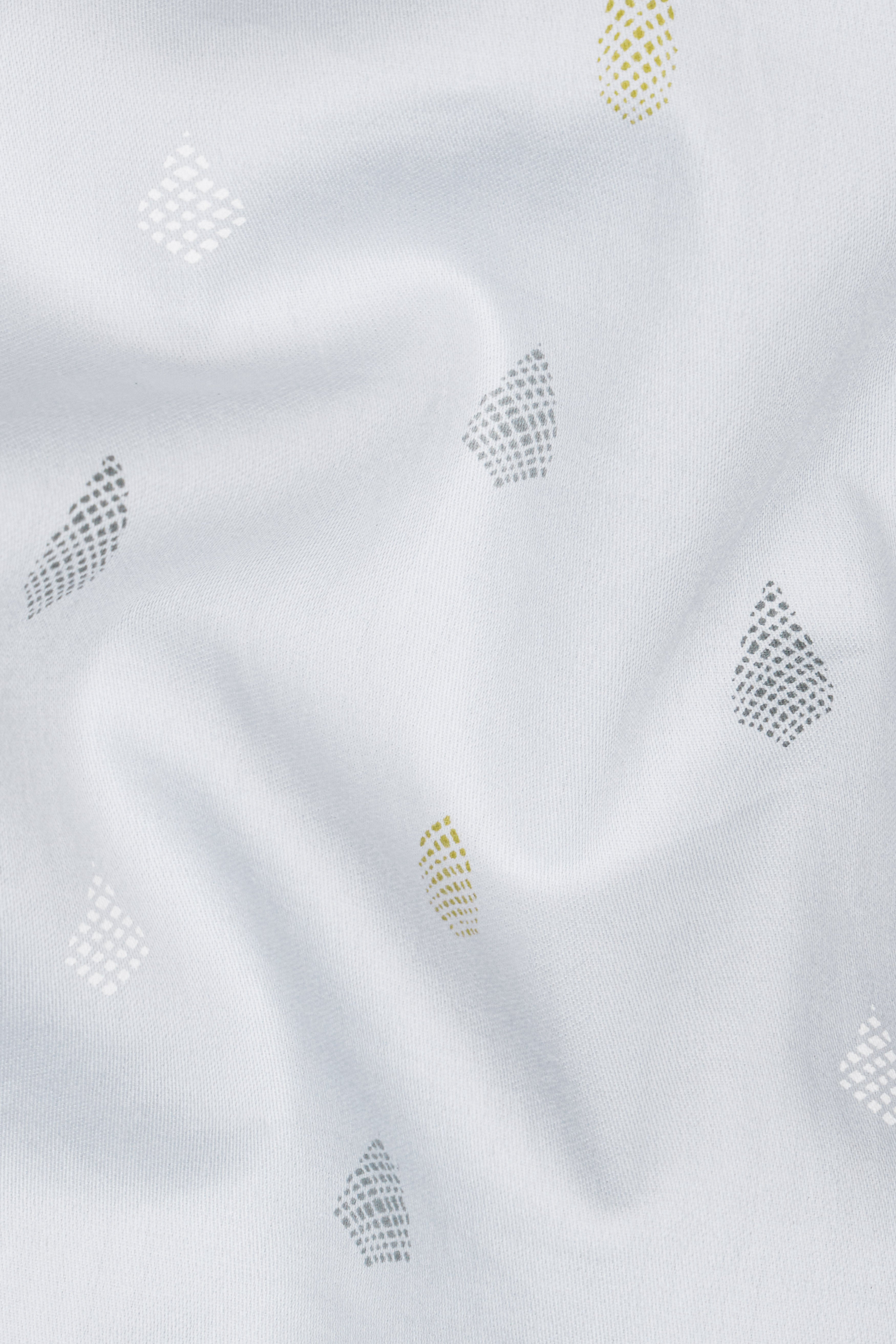 Mist Gray Multicolour Printed Super Soft Premium Cotton Shirt