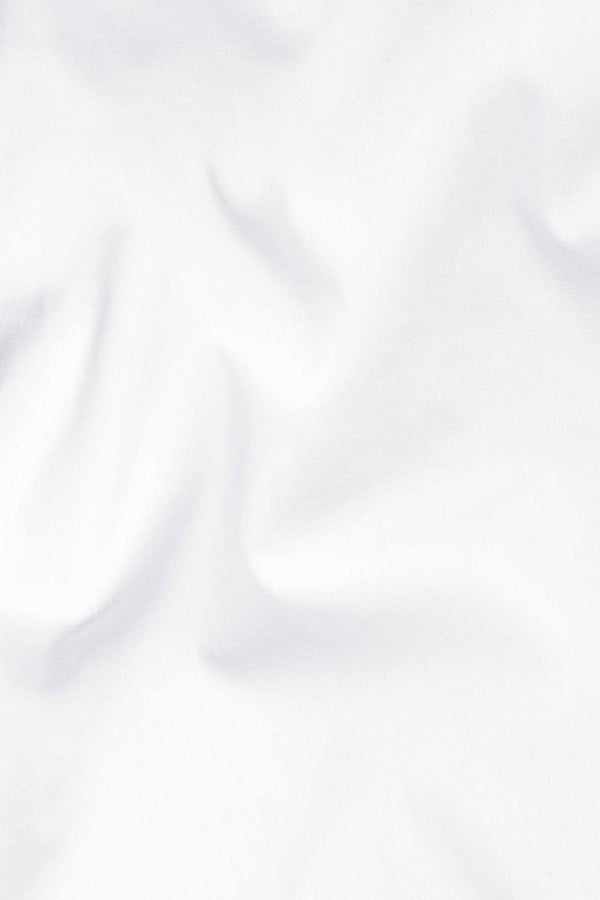 Bright White Multicolour Embroidered Super Soft Premium Cotton Designer Shirt