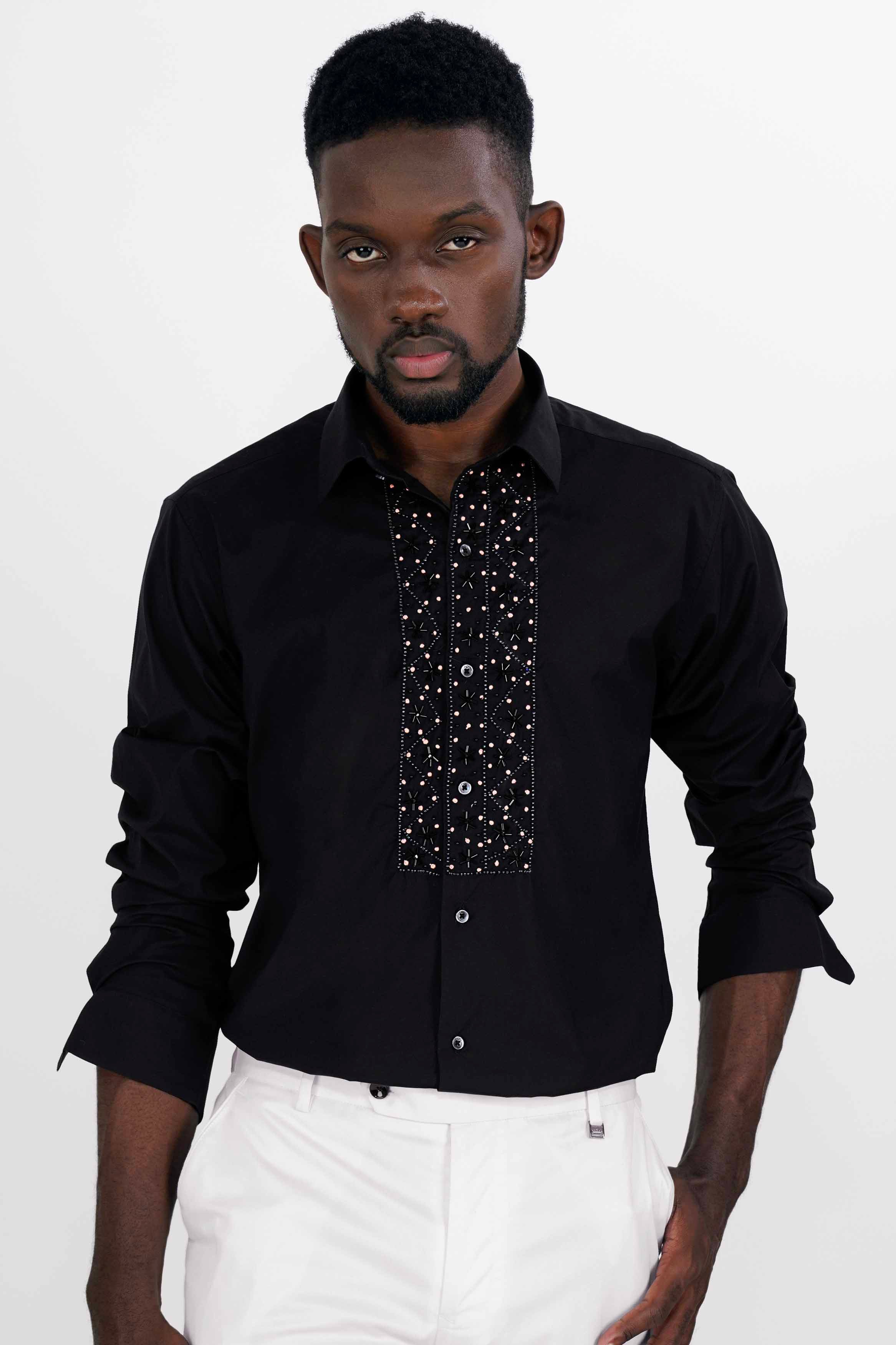 Black store shirt designer