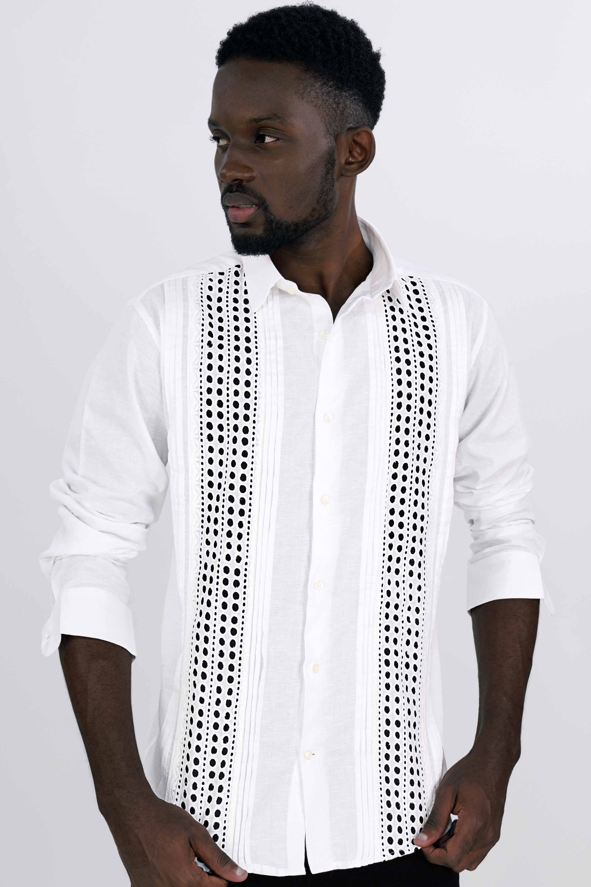 White and best sale black designer shirt