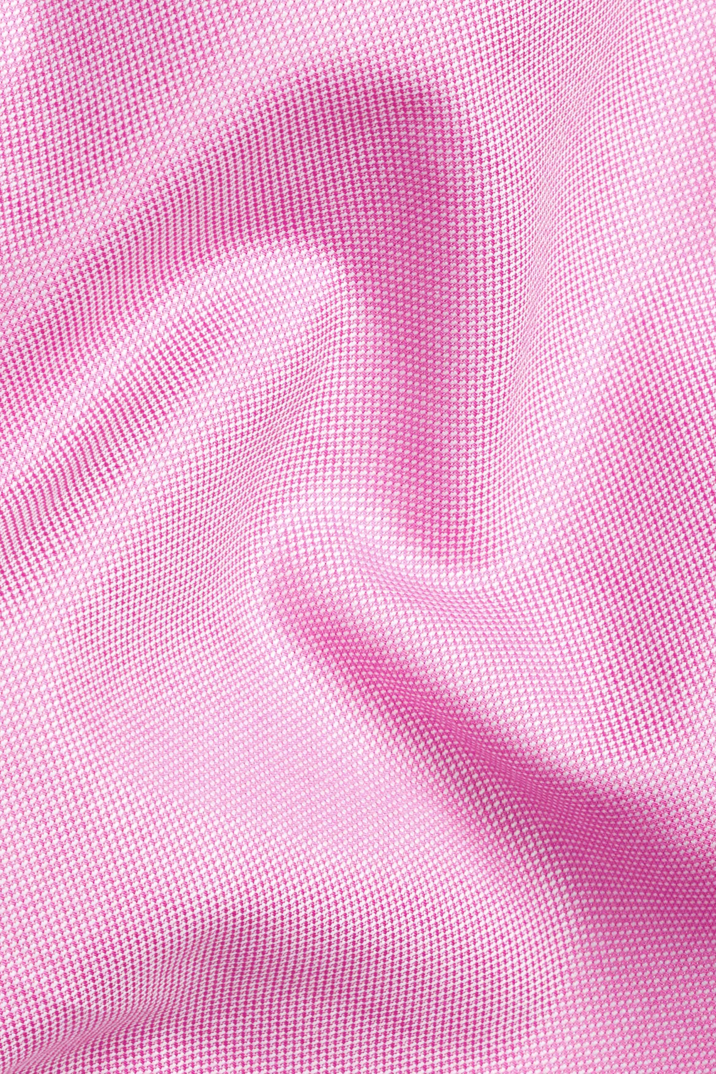 Hopbush Pink Dobby Textured Premium Giza Cotton Shirt
