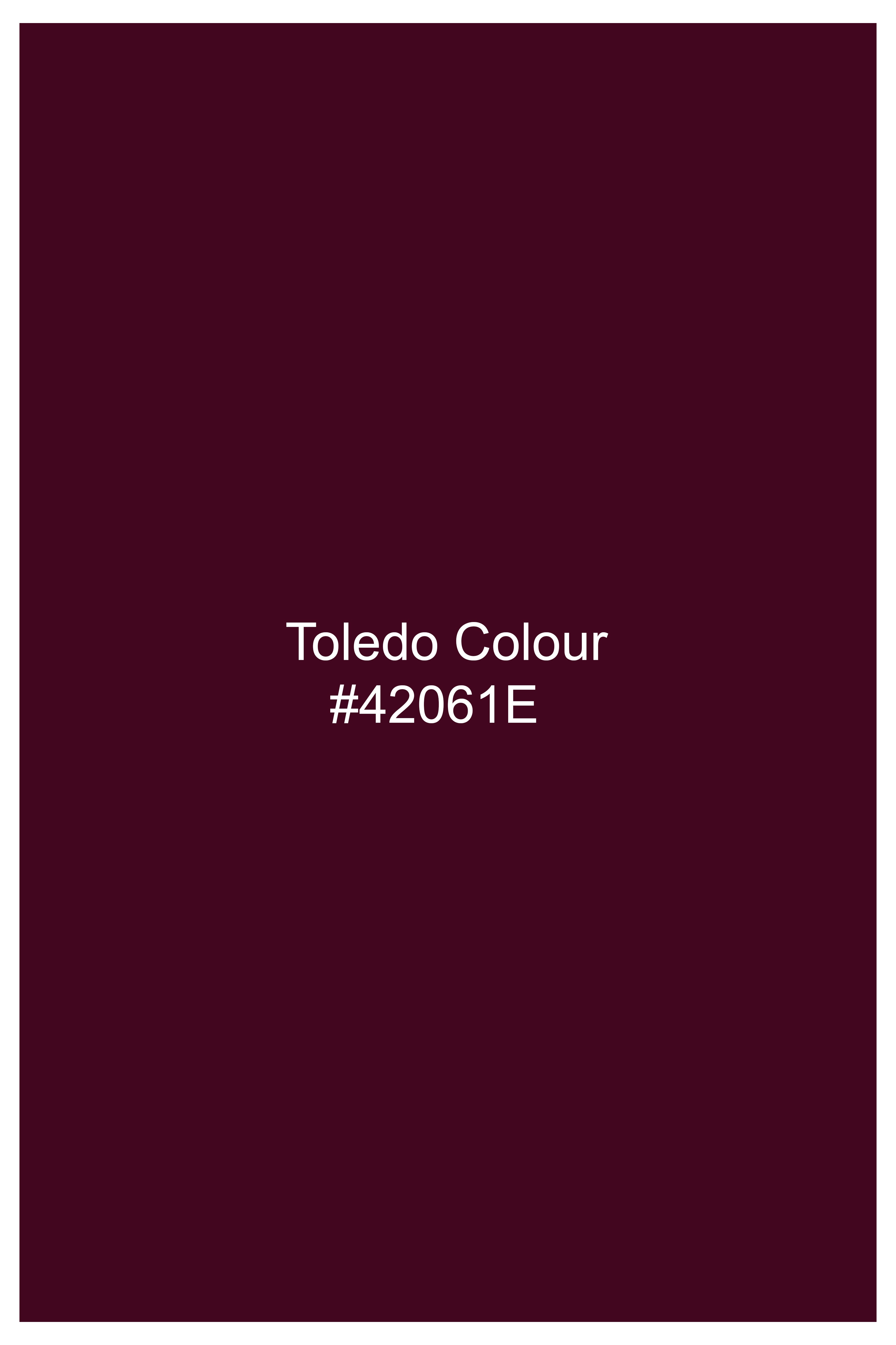 Toledo Wine Flannel Designer Shirt
