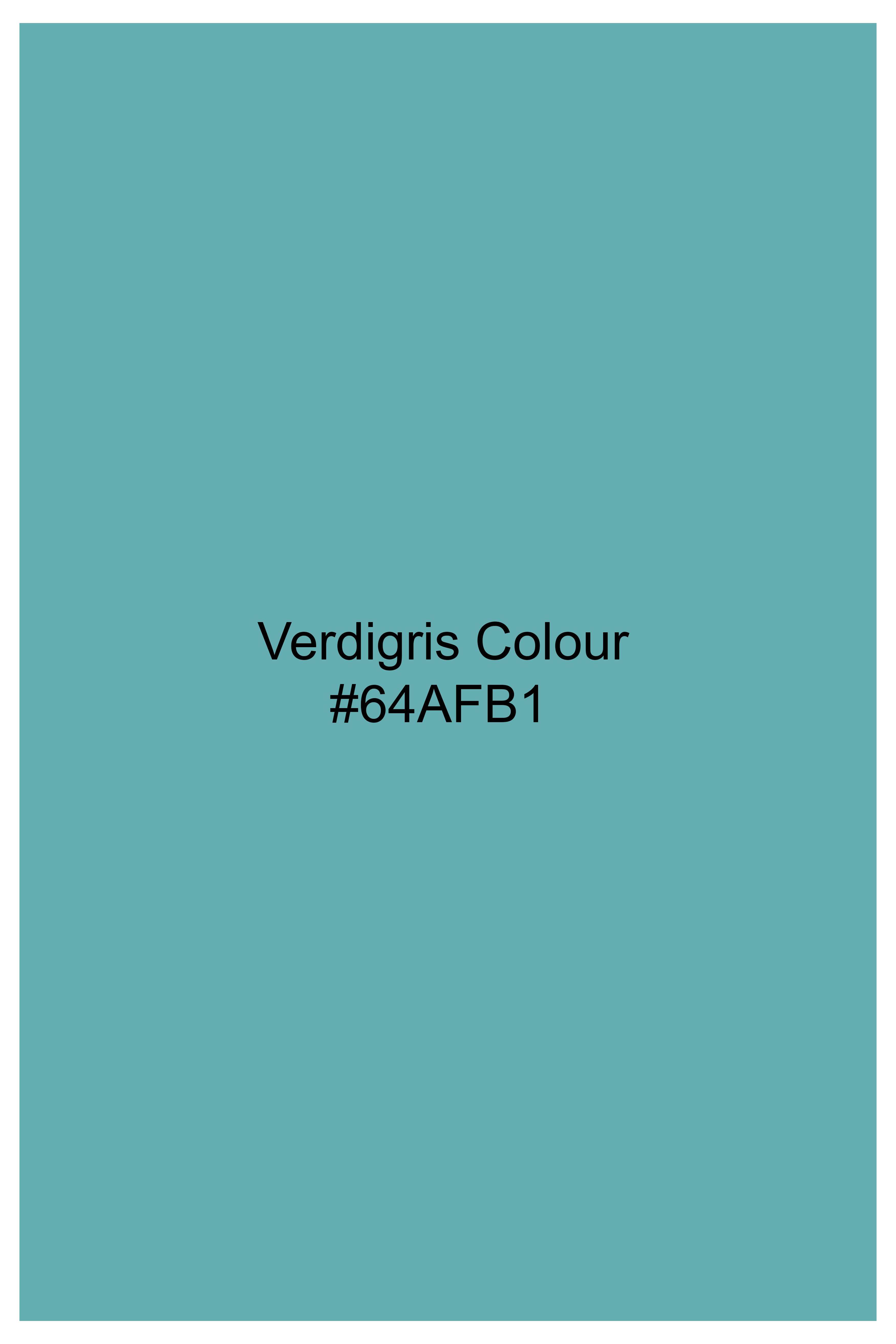 Verdigris Blue Luxurious Linen Kurta Shirt