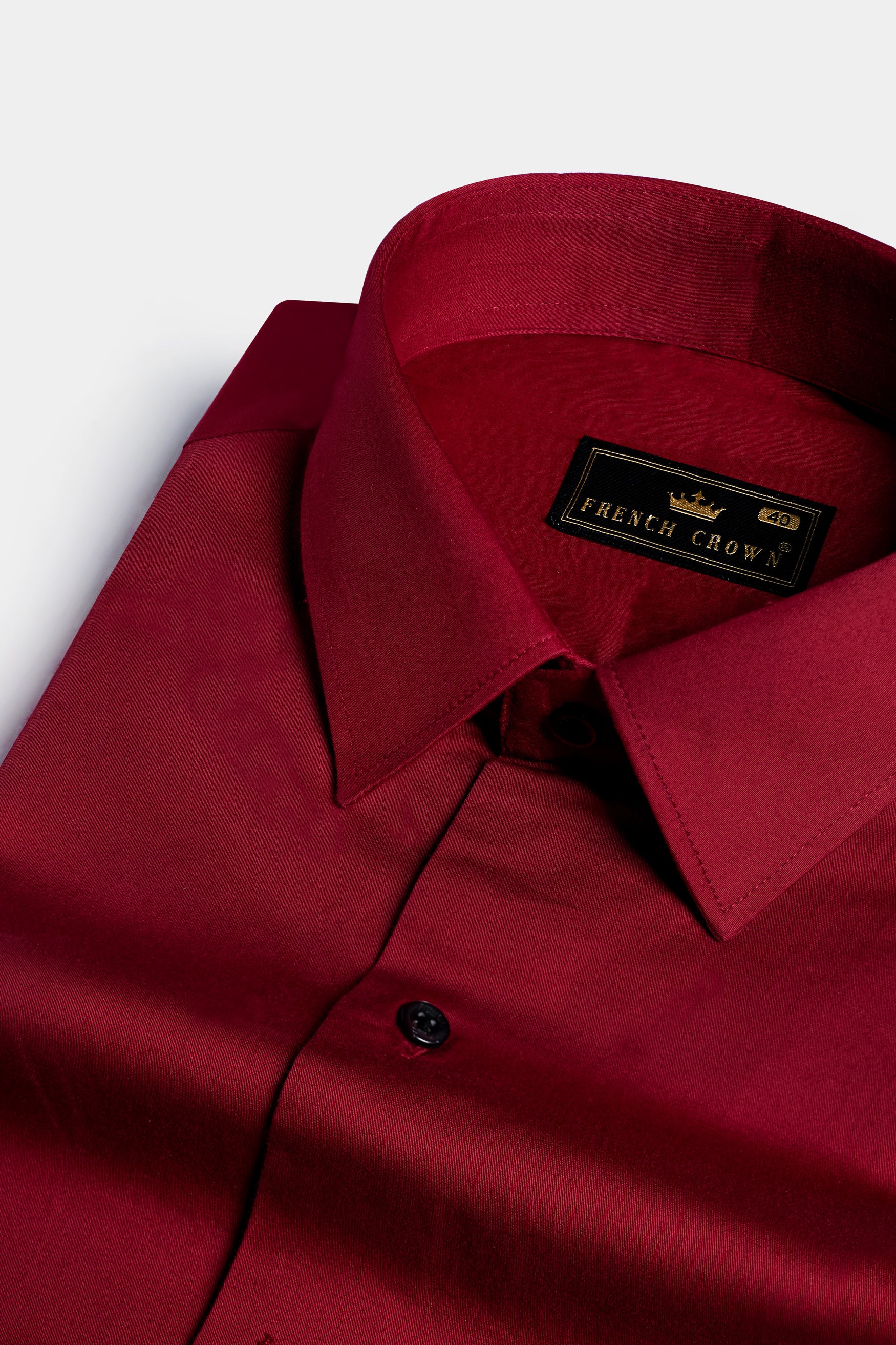 Merlot Red Lord Ram Hand Painted Subtle Sheen Super Soft Premium Cotton Designer Shirt