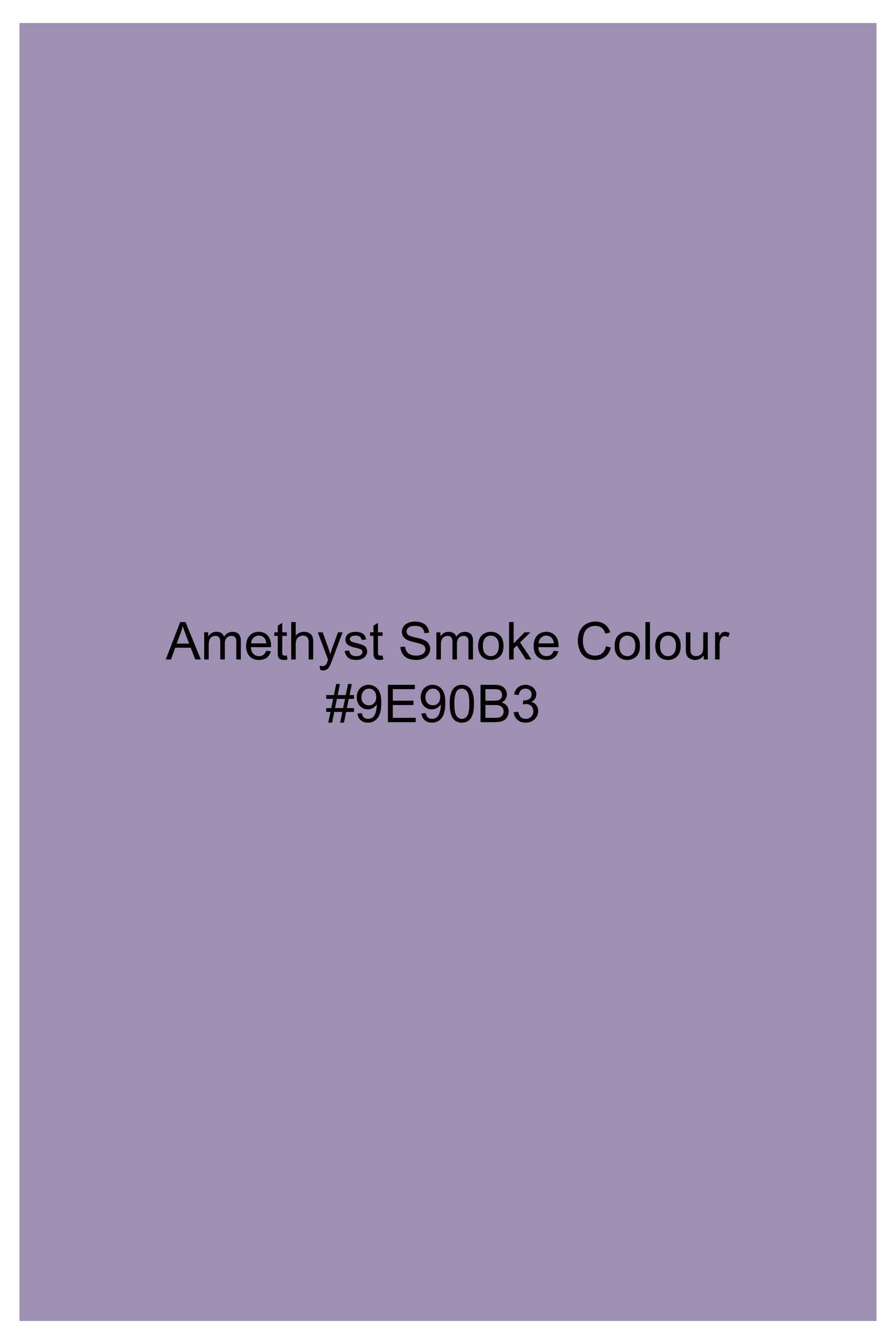 Amethyst Smoke Lavender Subtle Sheen Super  Soft Premium Cotton Shirt