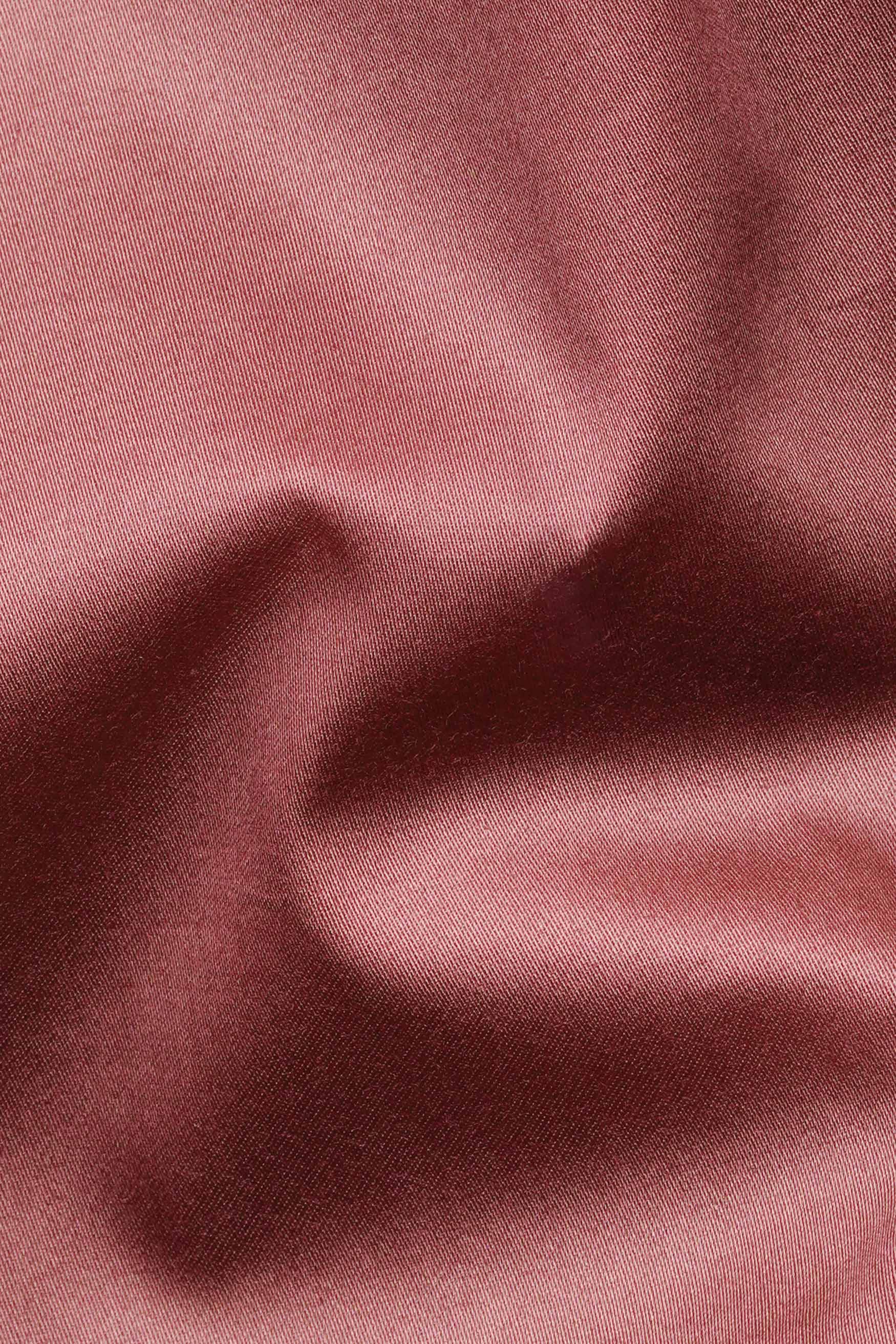 Coral Pink Subtle Sheen Super Soft Premium Cotton Shirt