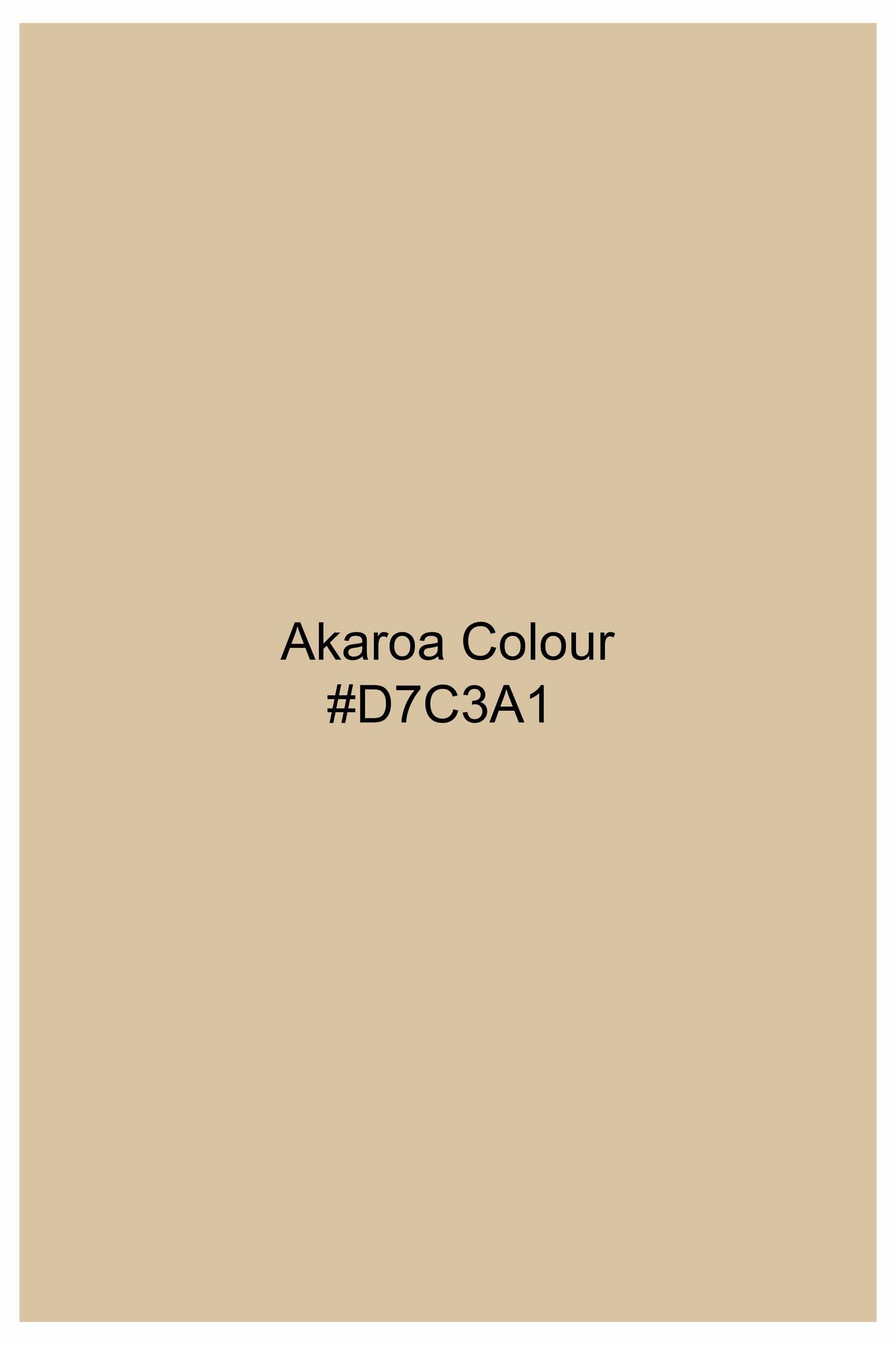 Akaroa Brown Subtle Sheen Super Soft Premium Cotton Shirt