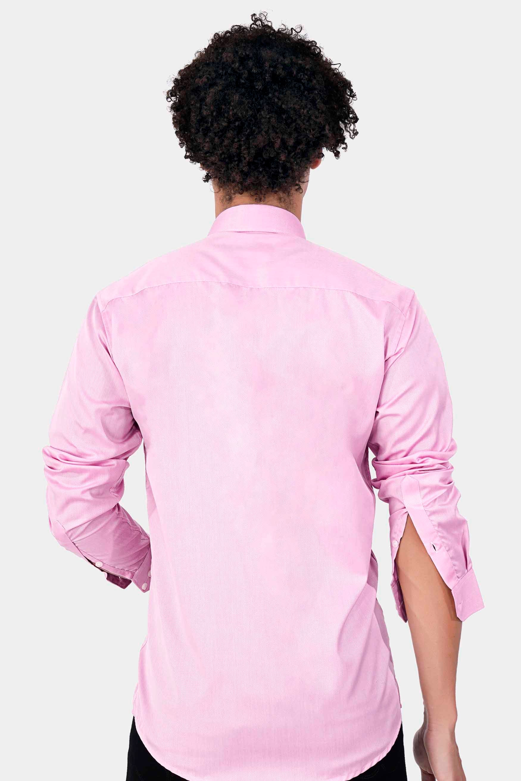 Taffy Pink Twill Premium Cotton Shirt