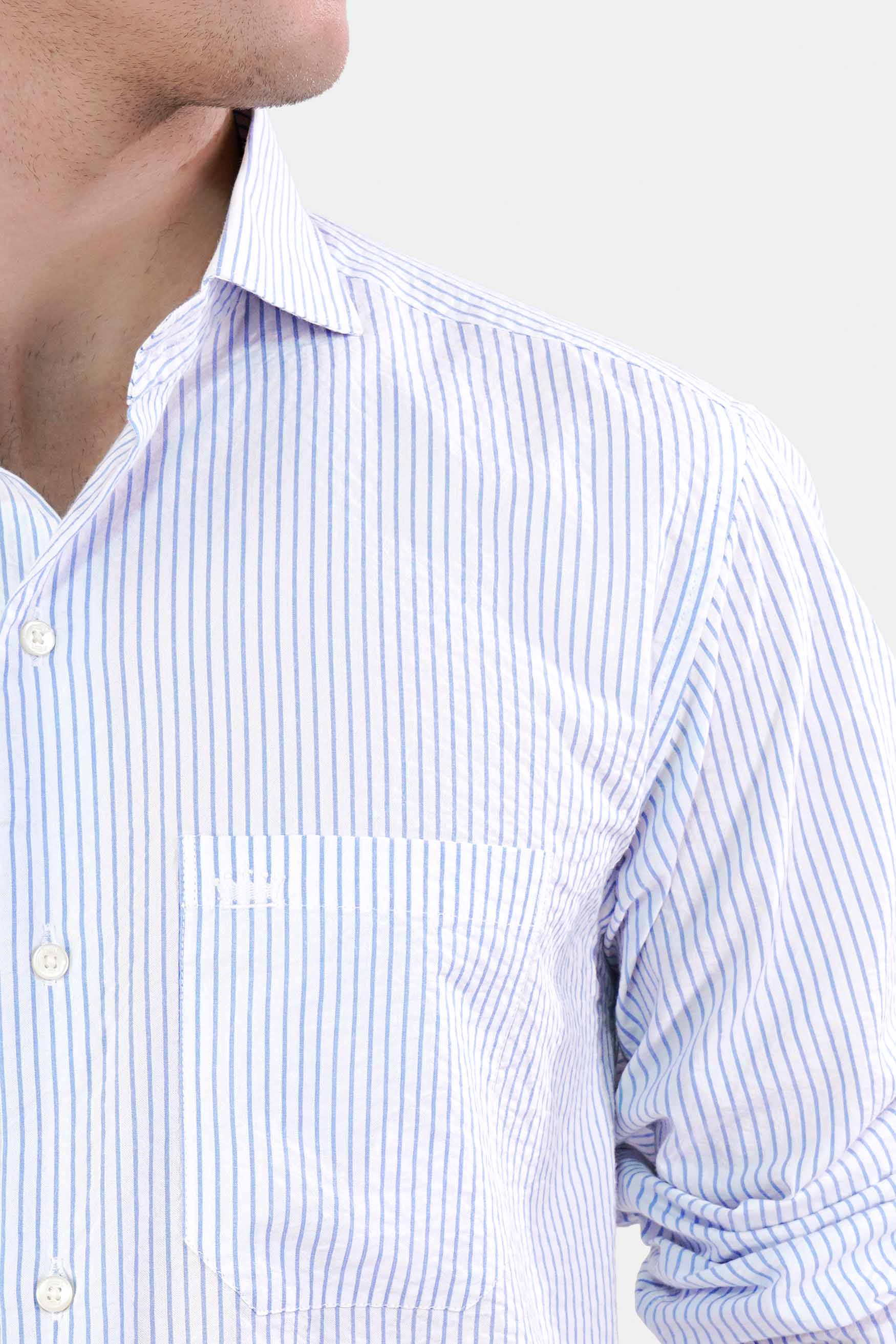 Choupette Blue & White Striped Shirt main image 1