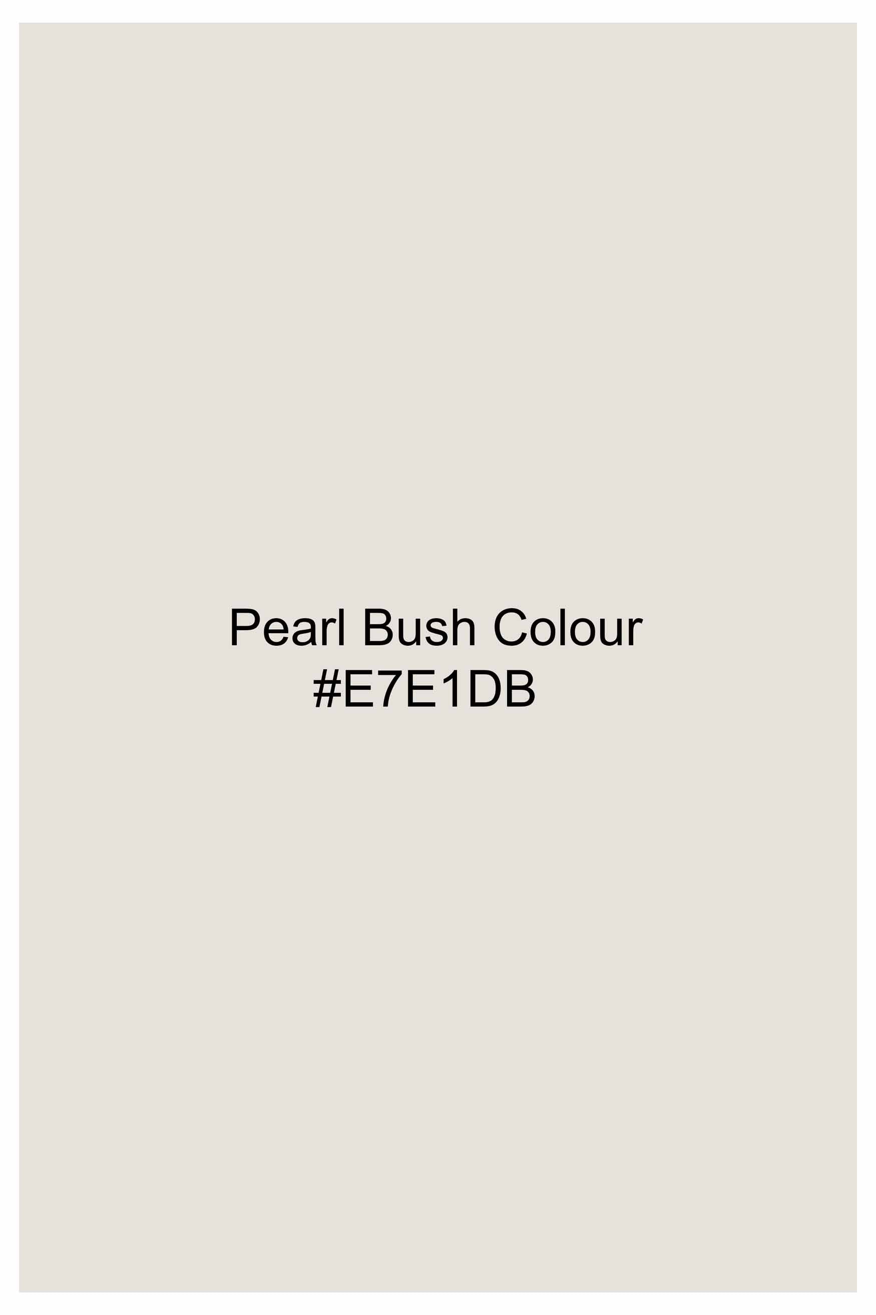Pearl Bush Beige Luxurious Linen Shirt