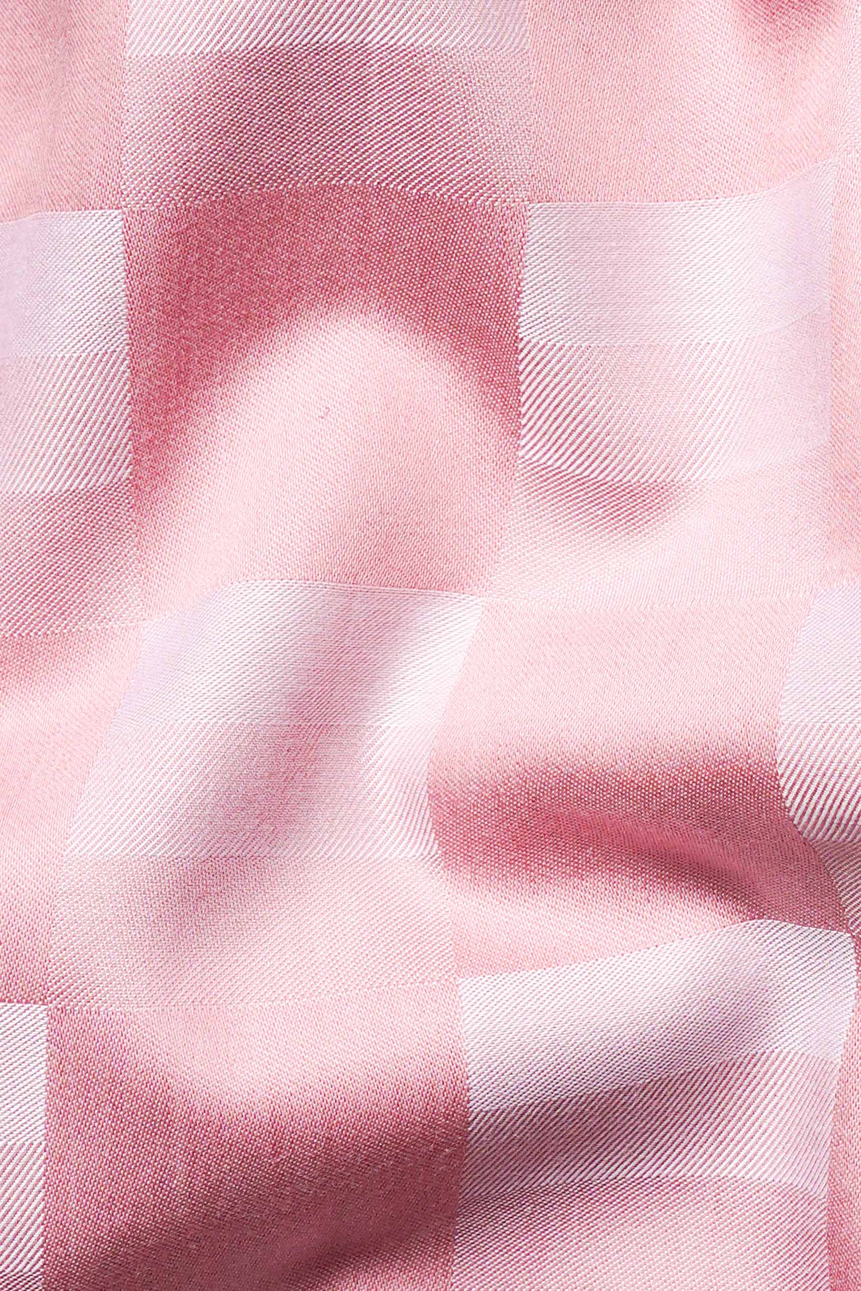 Blossom Pink and Prim Lavender Checked Jacquard Textured Premium Giza Cotton Shirt 11450-CA-38, 11450-CA-H-38, 11450-CA-39, 11450-CA-H-39, 11450-CA-40, 11450-CA-H-40, 11450-CA-42, 11450-CA-H-42, 11450-CA-44, 11450-CA-H-44, 11450-CA-46, 11450-CA-H-46, 11450-CA-48, 11450-CA-H-48, 11450-CA-50, 11450-CA-H-50, 11450-CA-52, 11450-CA-H-52