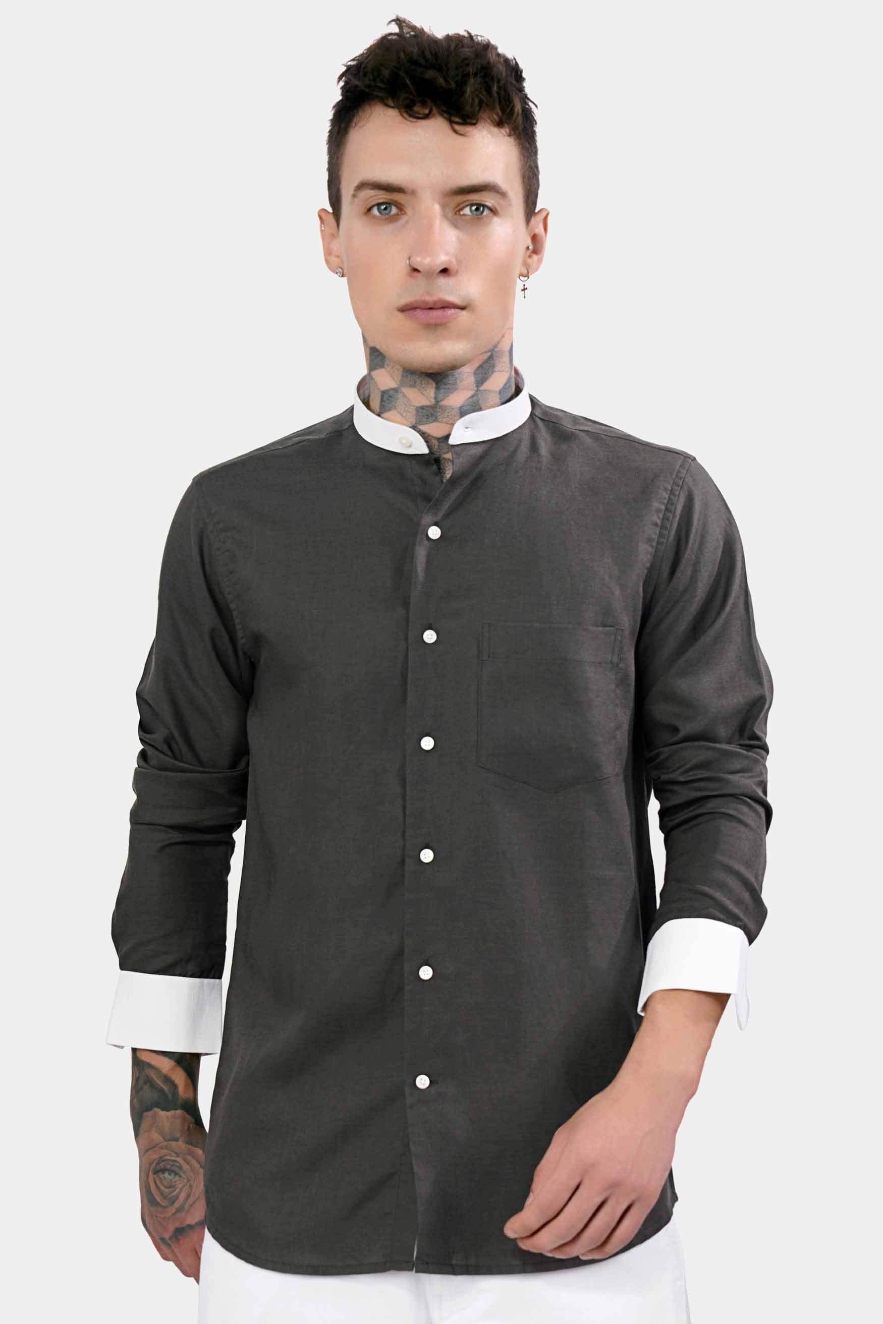 H and outlet m linen shirt