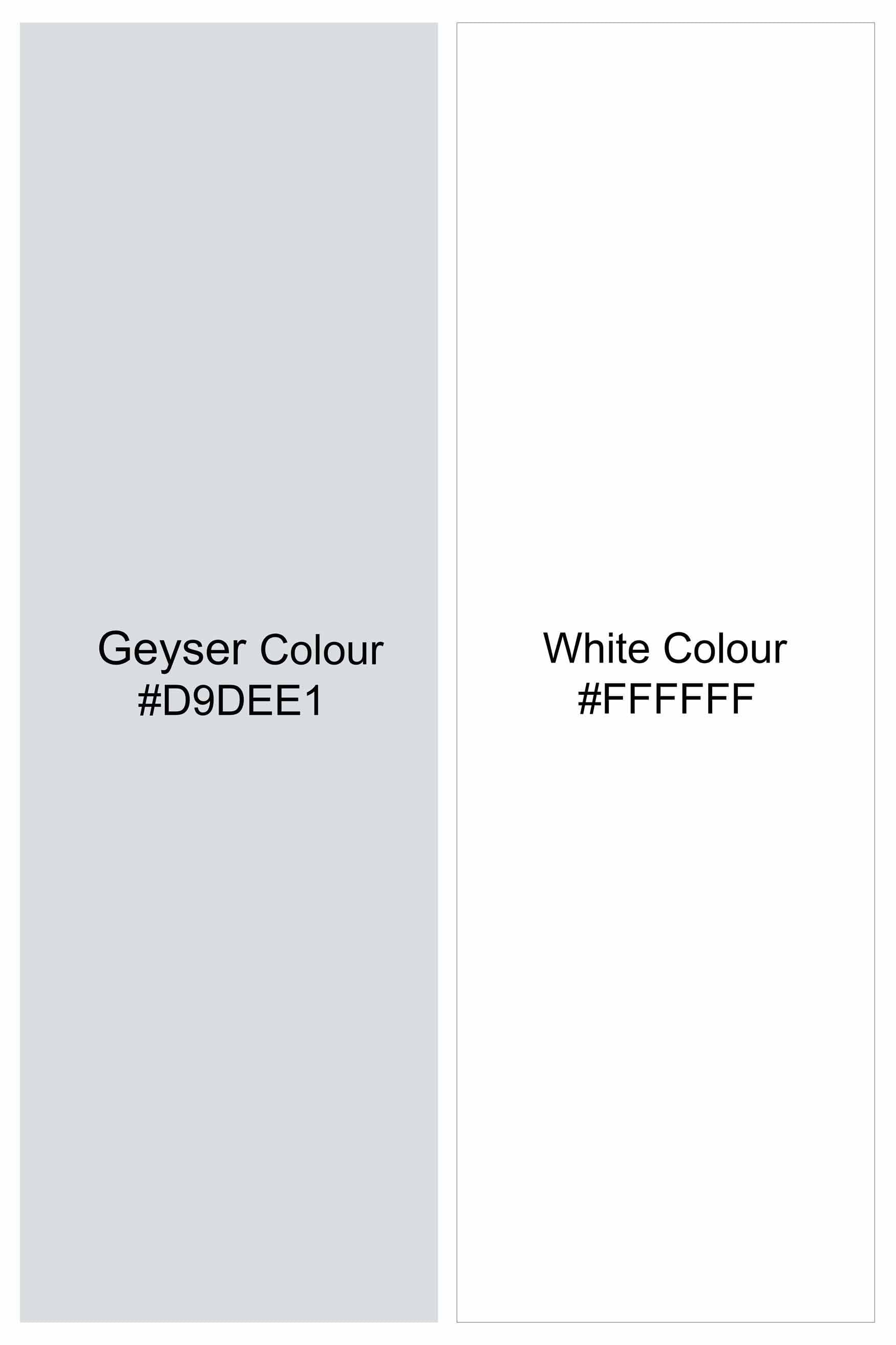 Geyser Gray and White Dobby Textured Premium Giza Cotton Shirt 11461-M-38, 11461-M-H-38, 11461-M-39, 11461-M-H-39, 11461-M-40, 11461-M-H-40, 11461-M-42, 11461-M-H-42, 11461-M-44, 11461-M-H-44, 11461-M-46, 11461-M-H-46, 11461-M-48, 11461-M-H-48, 11461-M-50, 11461-M-H-50, 11461-M-52, 11461-M-H-52