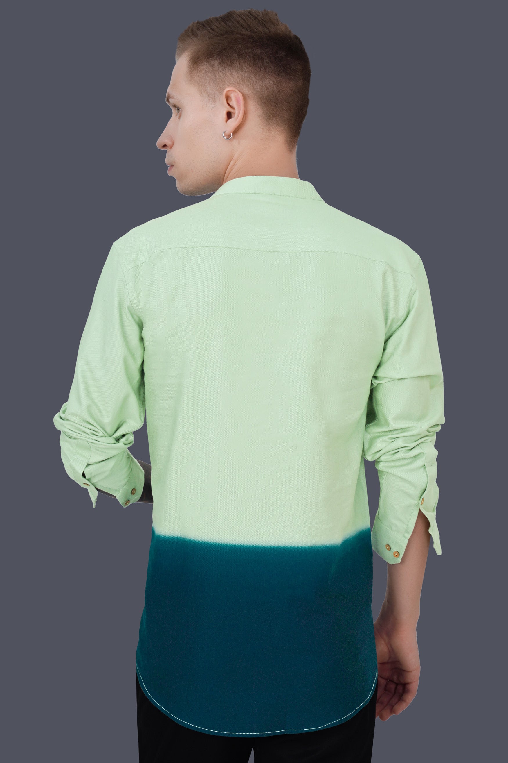 Envy Green and Prussian Blue Twill Premium Cotton Kurta Shirt 11757-KS-38, 11757-KS-H-38, 11757-KS-39, 11757-KS-H-39, 11757-KS-40, 11757-KS-H-40, 11757-KS-42, 11757-KS-H-42, 11757-KS-44, 11757-KS-H-44, 11757-KS-46, 11757-KS-H-46, 11757-KS-48, 11757-KS-H-48, 11757-KS-50, 11757-KS-H-50, 11757-KS-52, 11757-KS-H-52
