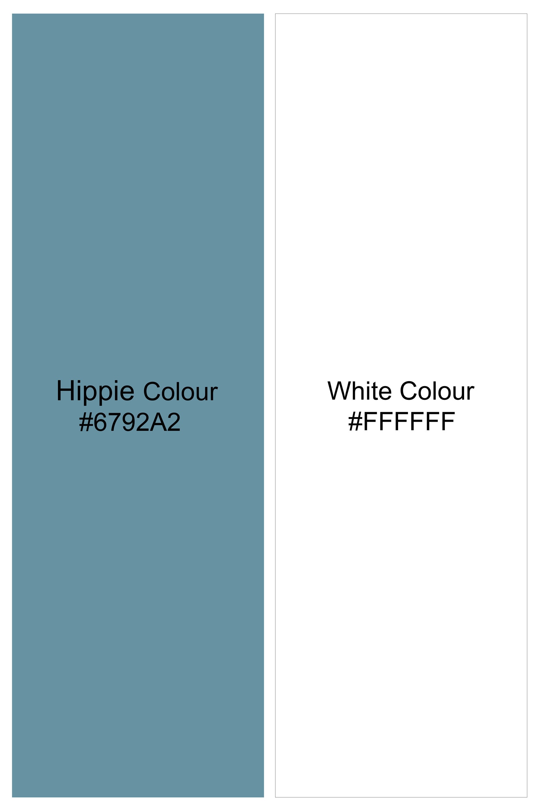 Hippie Blue and White Ditsy Printed Premium Cotton Shirt 11758-38, 11758-H-38, 11758-39, 11758-H-39, 11758-40, 11758-H-40, 11758-42, 11758-H-42, 11758-44, 11758-H-44, 11758-46, 11758-H-46, 11758-48, 11758-H-48, 11758-50, 11758-H-50, 11758-52, 11758-H-52
