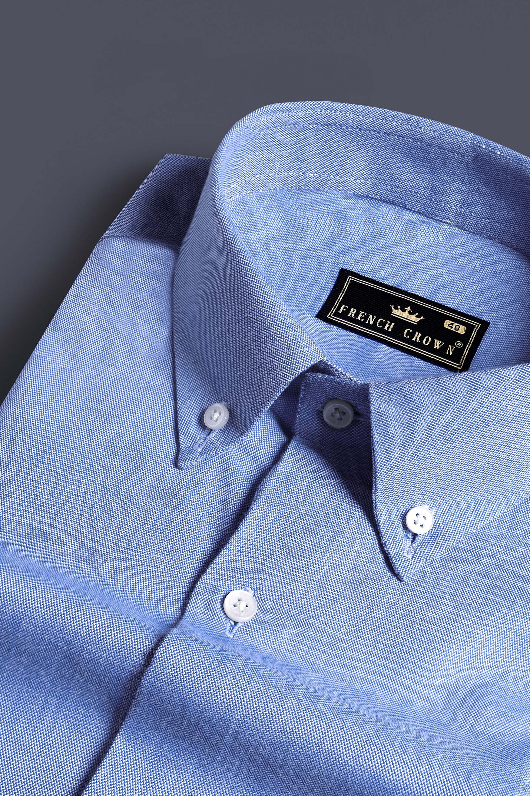 Glacier Blue Royal Oxford Button Down Shirt