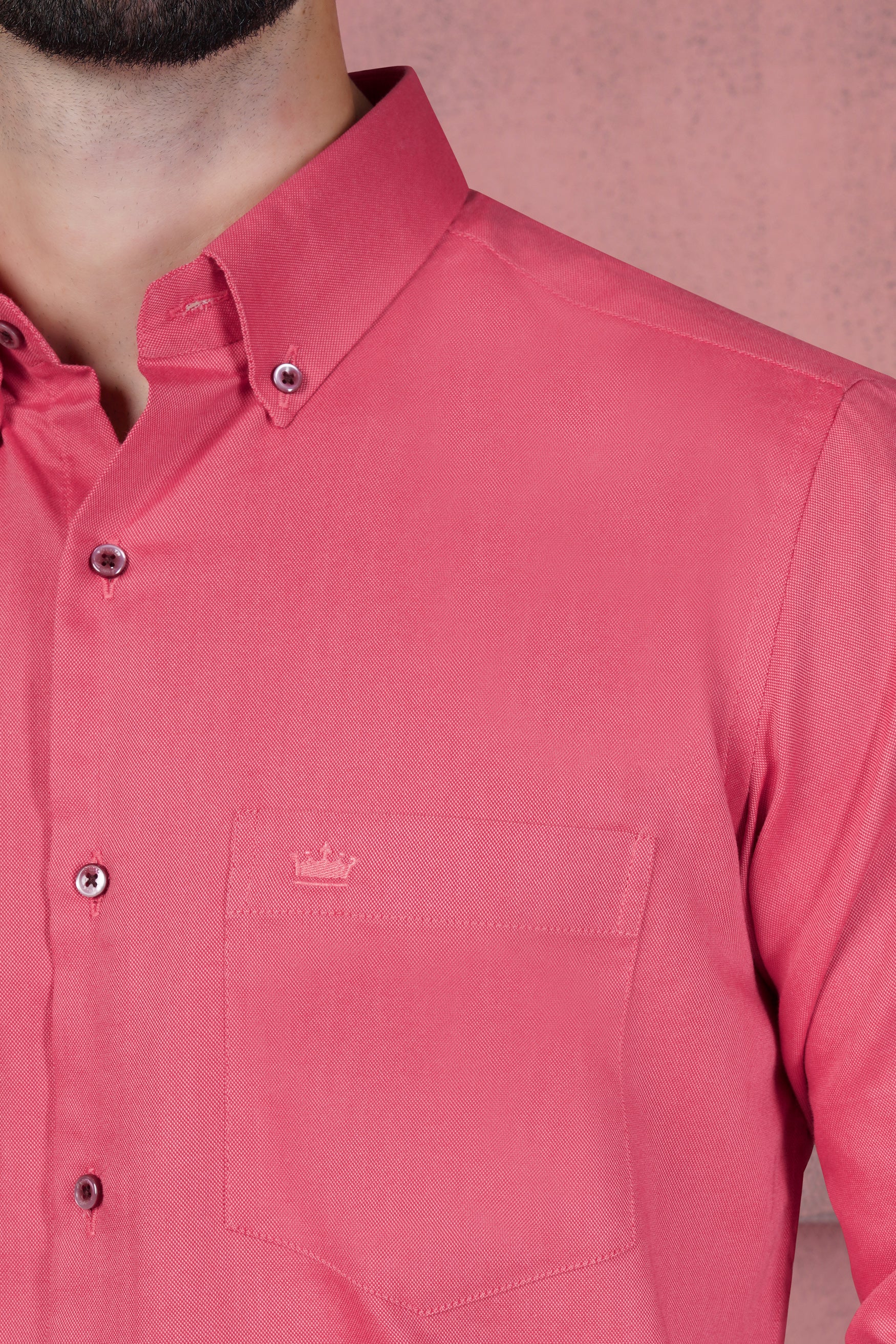 Cranberry Pink Royal Oxford Button Down Shirt