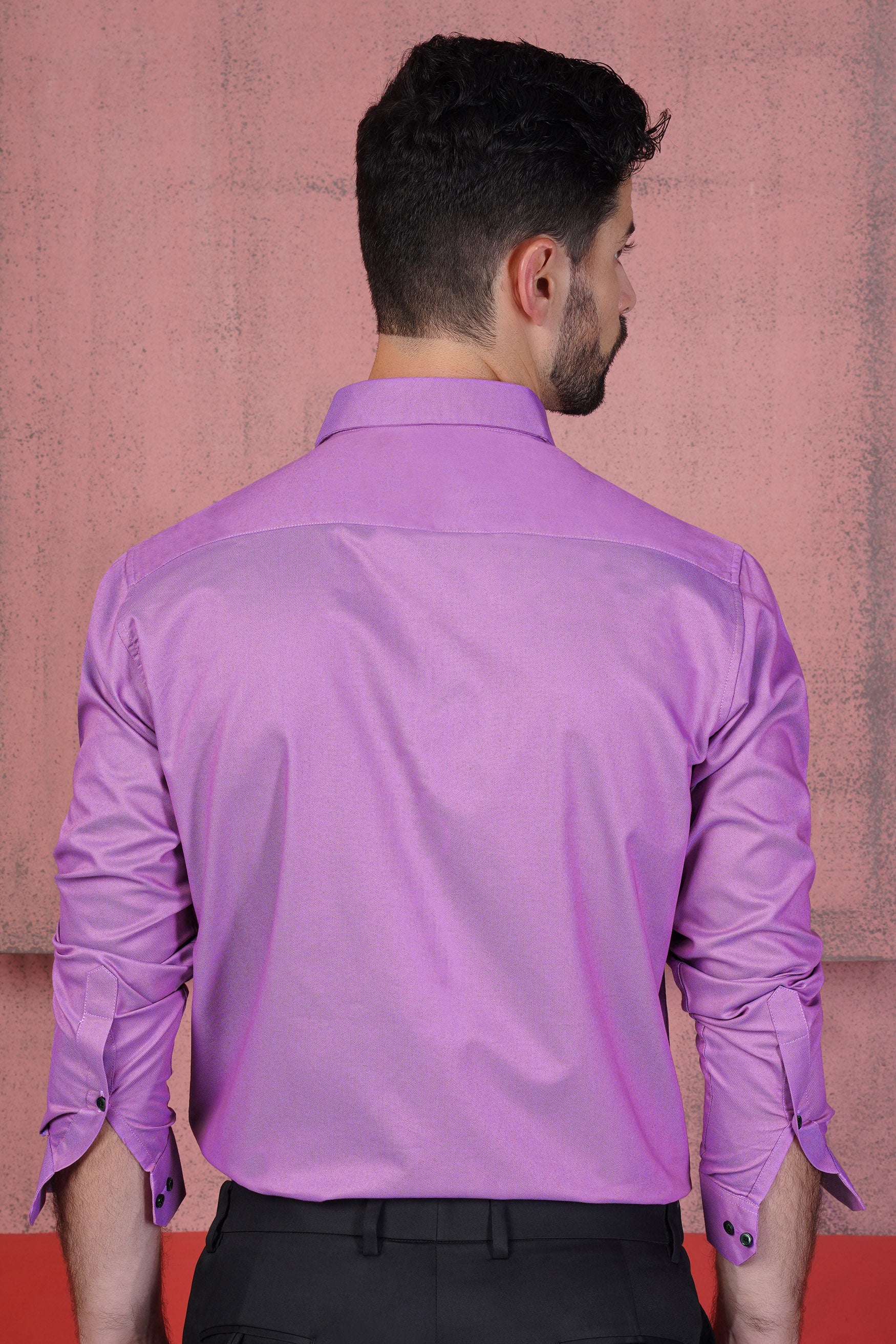 royal purple button down shirt