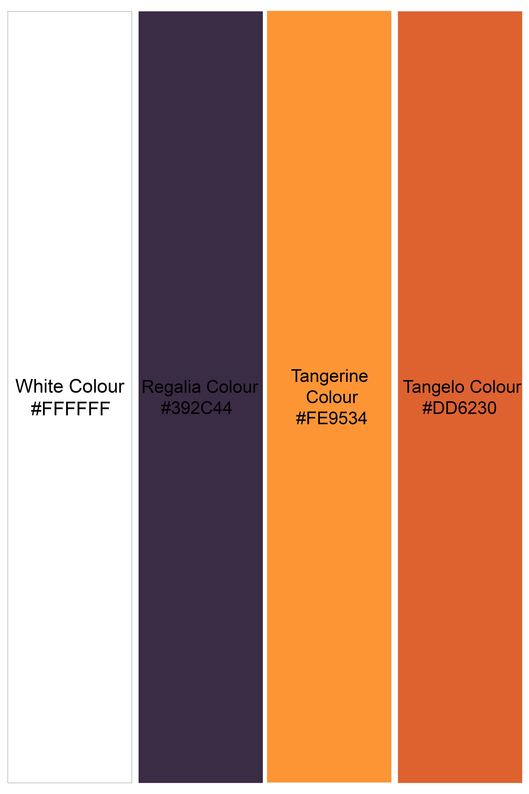 Bright White with Regalia Purple and Tangerine Orange Tigers and Trees Printed Subtle Sheen Super Soft Premium Cotton Designer Shirt 11947-38, 11947-H-38, 11947-39, 11947-H-39, 11947-40, 11947-H-40, 11947-42, 11947-H-42, 11947-44, 11947-H-44, 11947-46, 11947-H-46, 11947-48, 11947-H-48, 11947-50, 11947-H-50, 11947-52, 11947-H-52