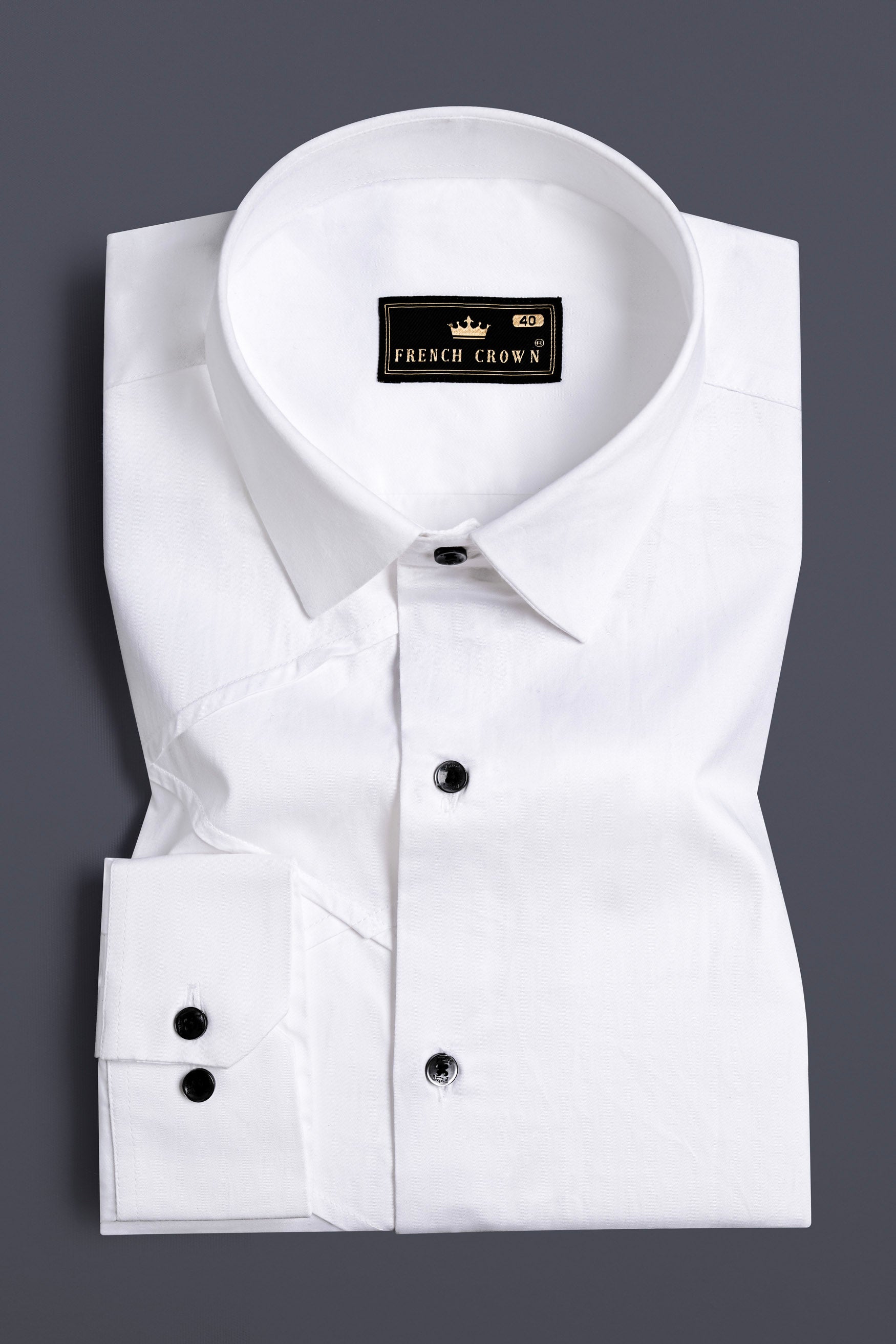 Bright White Criss Cross Tucks Subtle Sheen Super Soft Premium Cotton Designer Shirt
