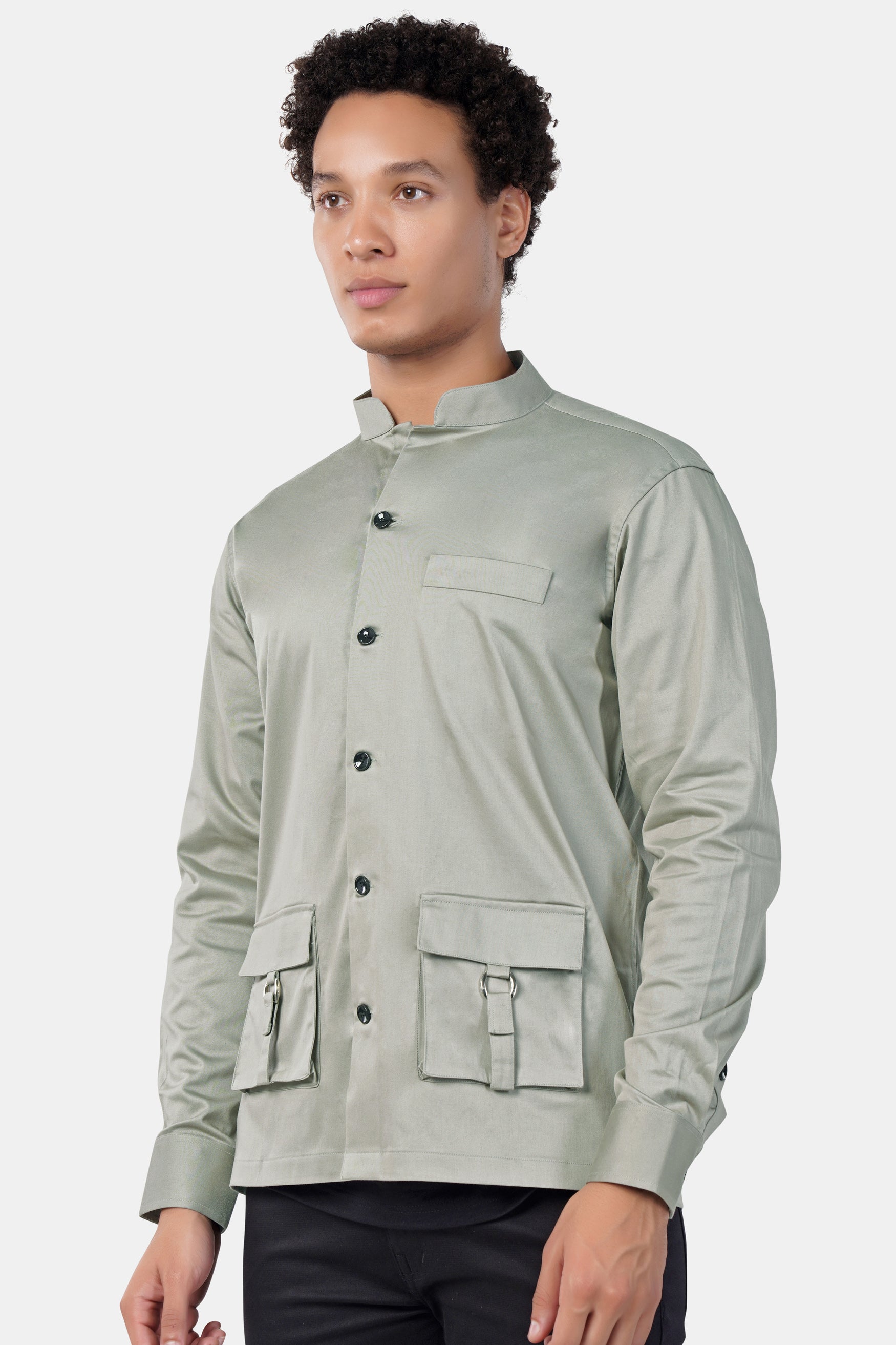 Chalice Gray Premium Cotton Designer Jacket