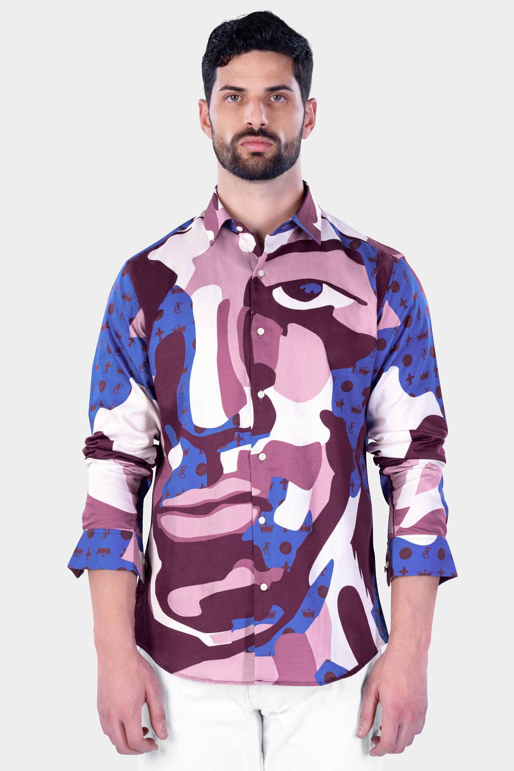 Pink designer 2024 mens shirts