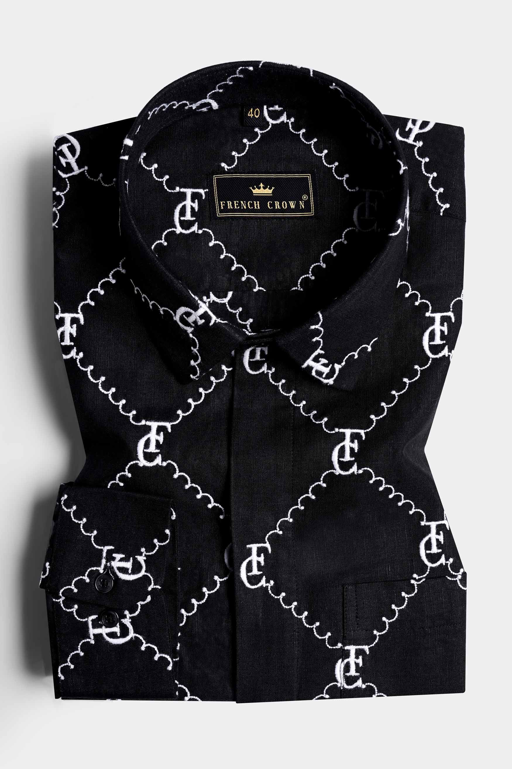 Mens black cheap gucci dress shirt