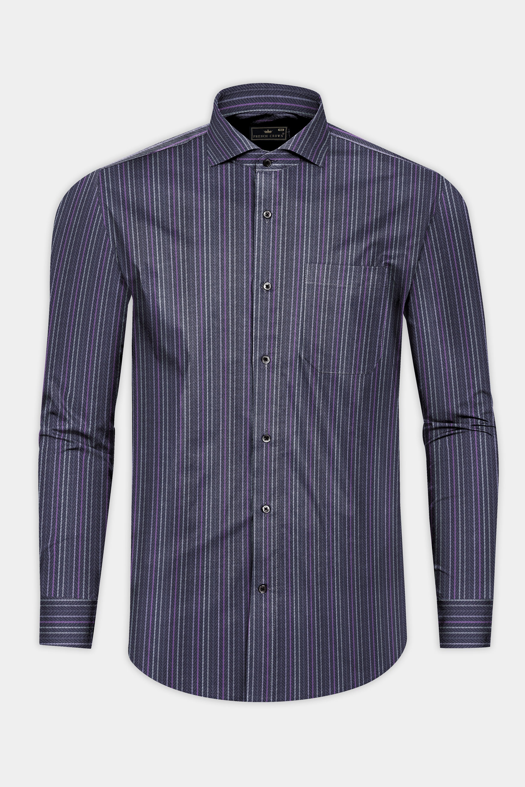 Dolphin Blue Multicolor Striped Dobby Textured Premium Giza Cotton Shirt 12420-CA-BLK-38, 12420-CA-BLK-H-38, 12420-CA-BLK-39, 12420-CA-BLK-H-39, 12420-CA-BLK-40, 12420-CA-BLK-H-40, 12420-CA-BLK-42, 12420-CA-BLK-H-42, 12420-CA-BLK-44, 12420-CA-BLK-H-44, 12420-CA-BLK-46, 12420-CA-BLK-H-46, 12420-CA-BLK-48, 12420-CA-BLK-H-48, 12420-CA-BLK-50, 12420-CA-BLK-H-50, 12420-CA-BLK-52, 12420-CA-BLK-H-52