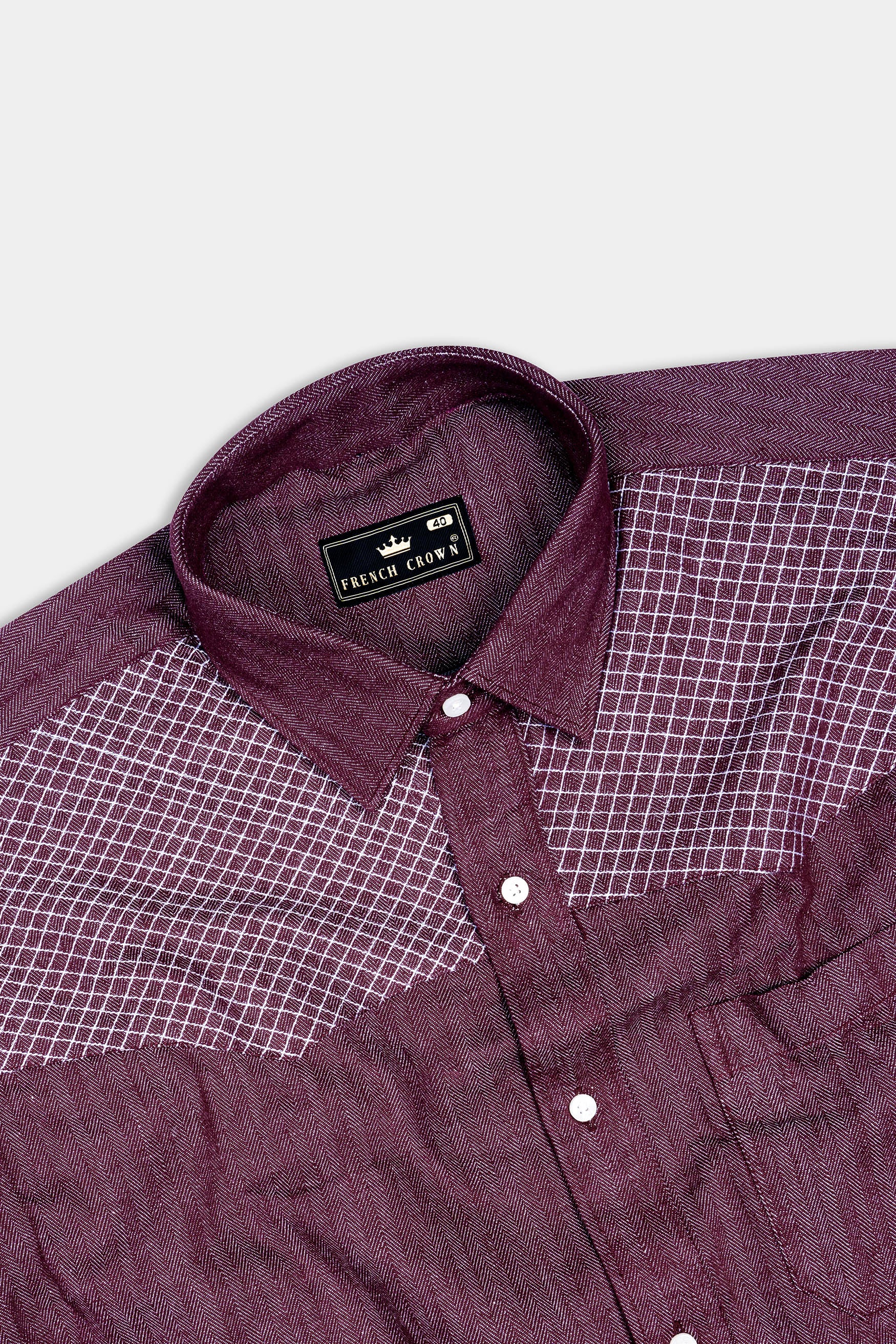 Wine Berry Red Heavyweight Herringbone Striped Premium Cotton Designer Overshirt/shacket 12438-OS-D79-38, 12438-OS-D79-H-38, 12438-OS-D79-39, 12438-OS-D79-H-39, 12438-OS-D79-40, 12438-OS-D79-H-40, 12438-OS-D79-42, 12438-OS-D79-H-42, 12438-OS-D79-44, 12438-OS-D79-H-44, 12438-OS-D79-46, 12438-OS-D79-H-46, 12438-OS-D79-48, 12438-OS-D79-H-48, 12438-OS-D79-50, 12438-OS-D79-H-50, 12438-OS-D79-52, 12438-OS-D79-H-52