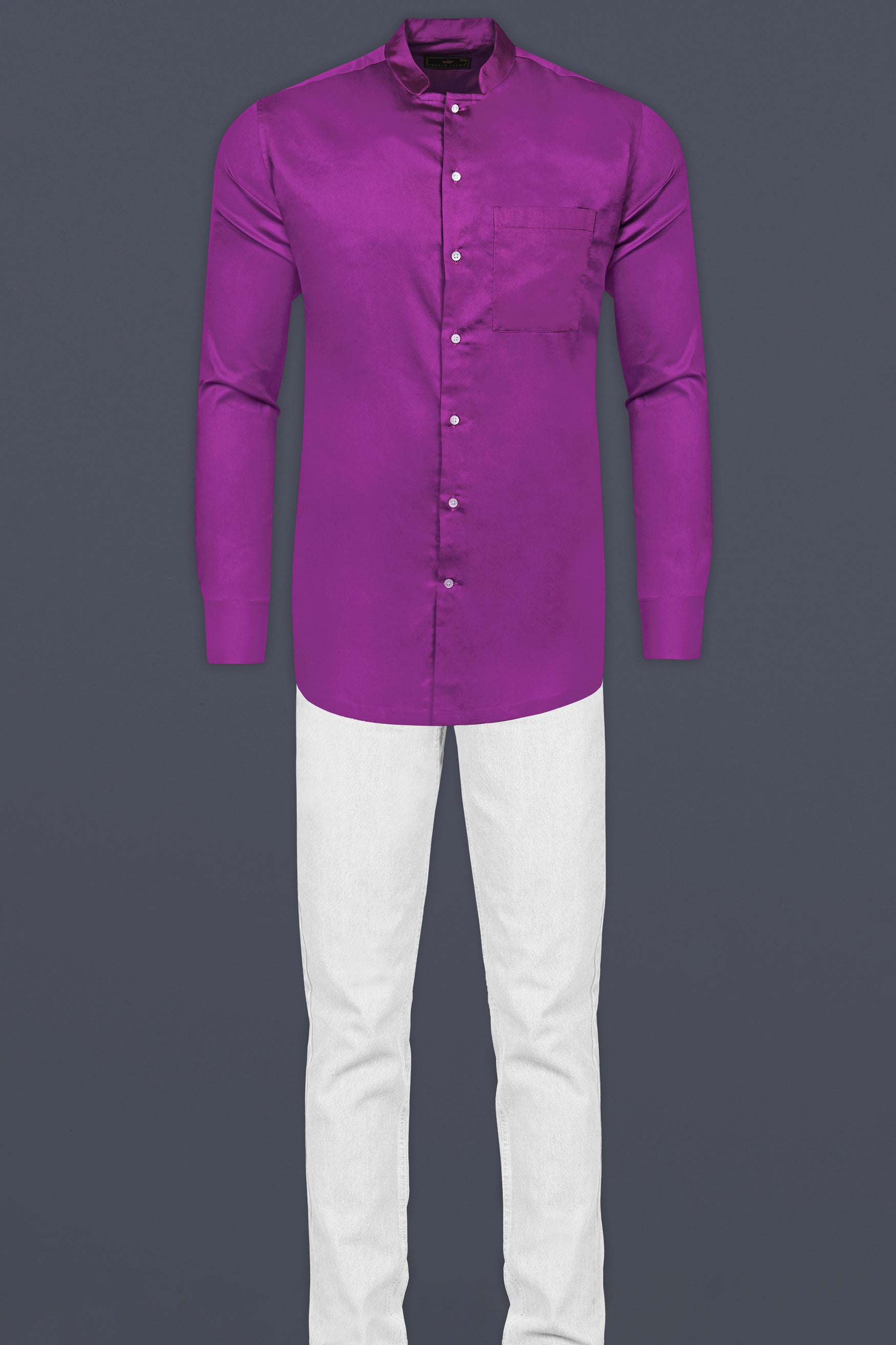 Eminence Purple Super Soft Premium Cotton Designer Shirt