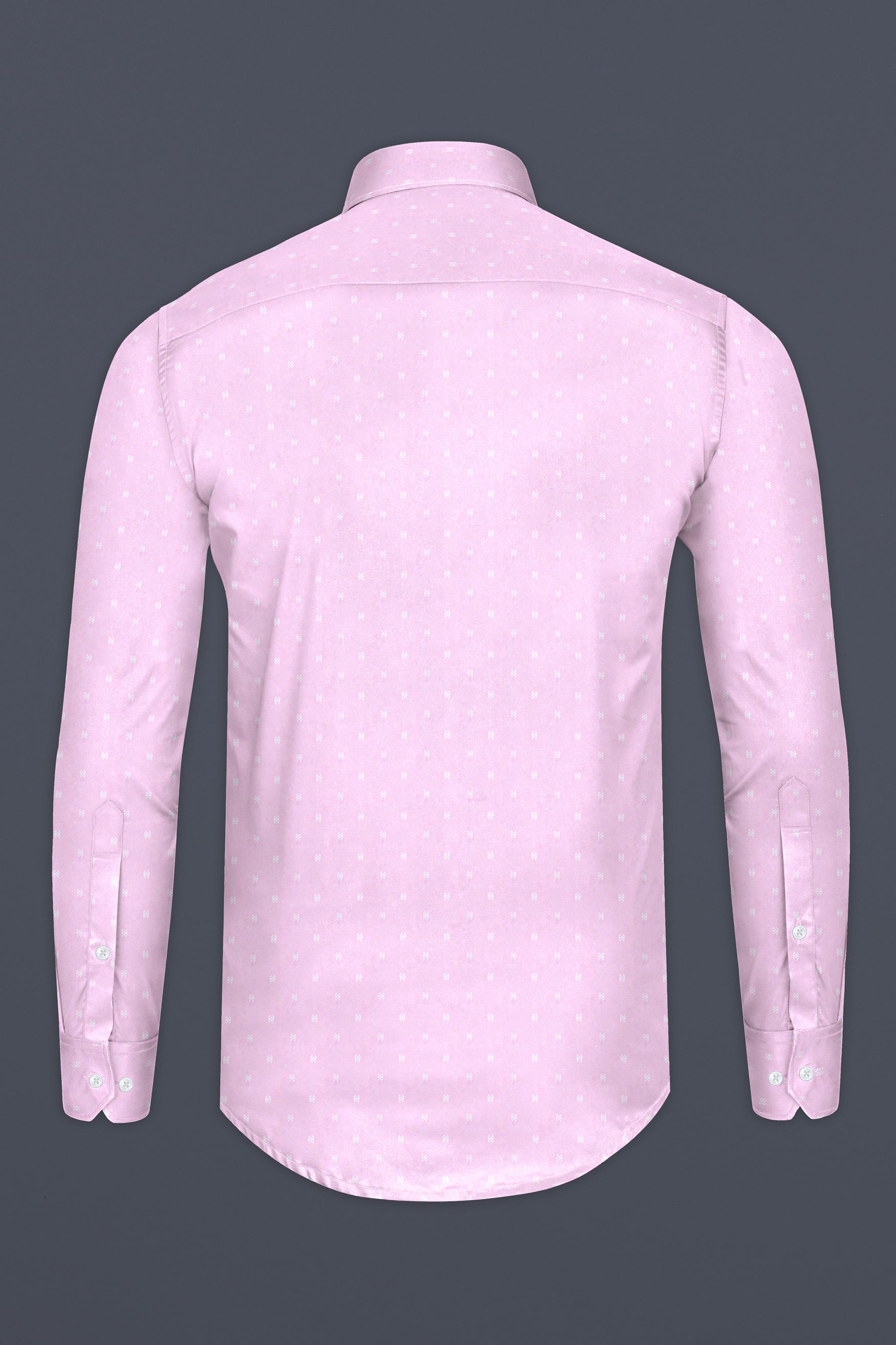 Pastel Pink Dobby textured Premium Giza Cotton Shirt