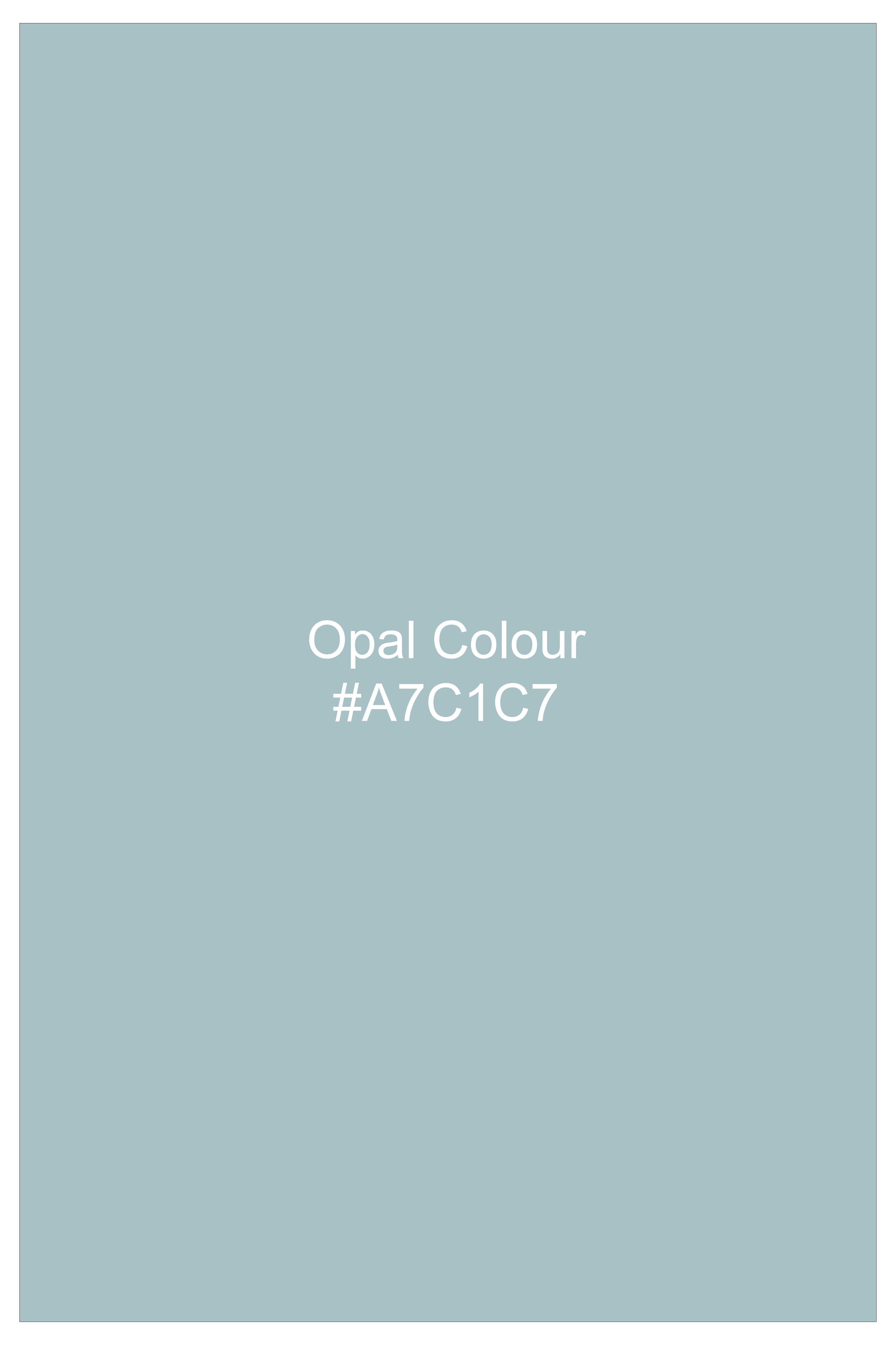 Opal Green Royal Oxford Designer Shirt