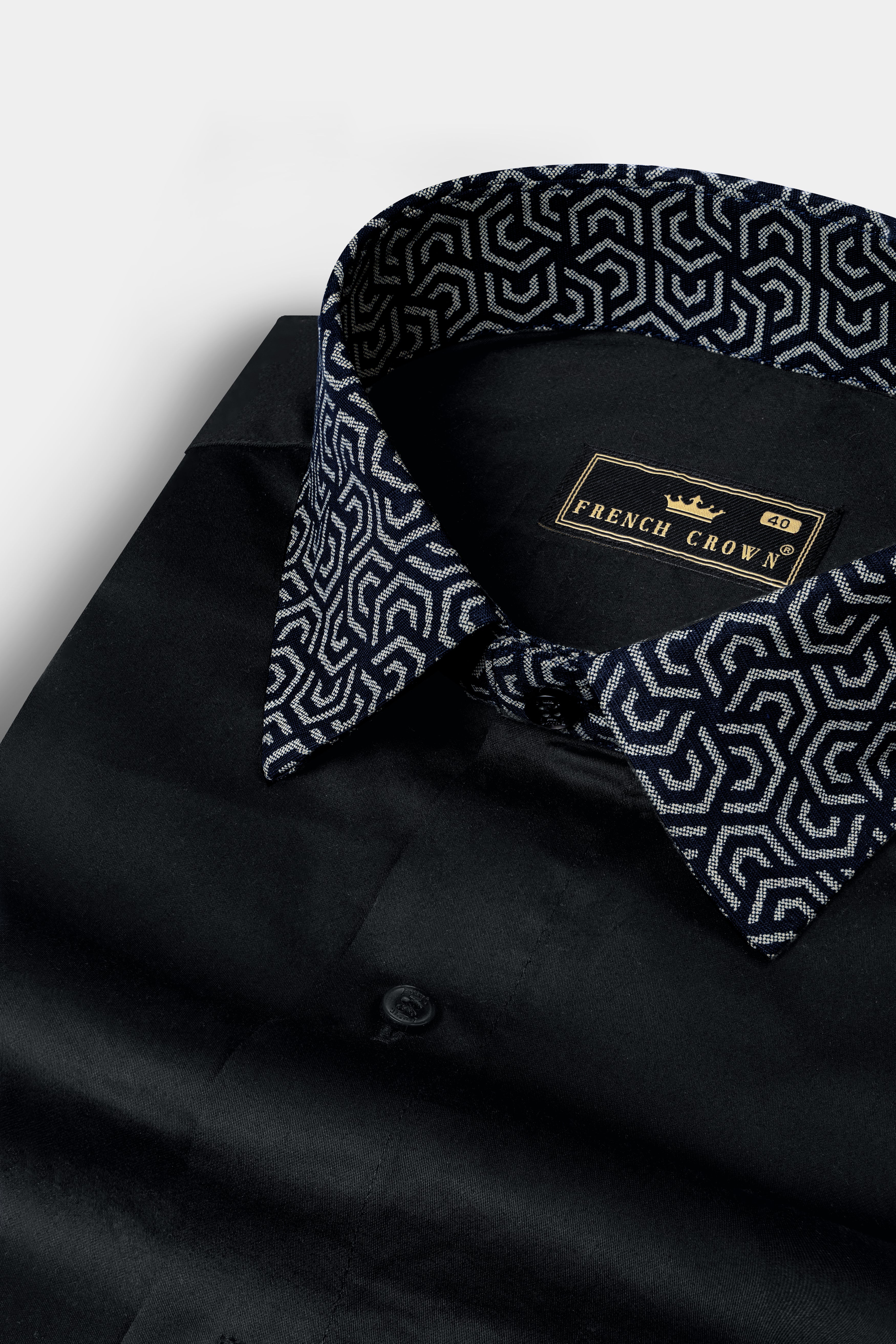 Jade Black Super Soft Premium Cotton Designer shirt