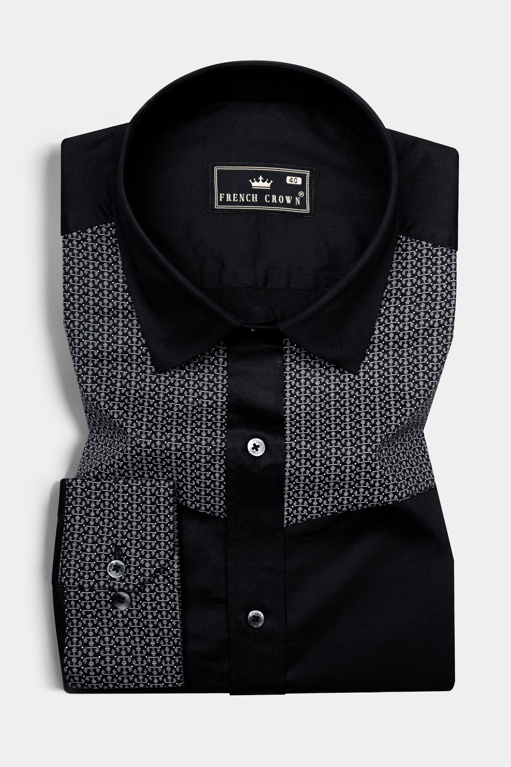 Jade Black Super Soft Premium Cotton Designer Shirt
