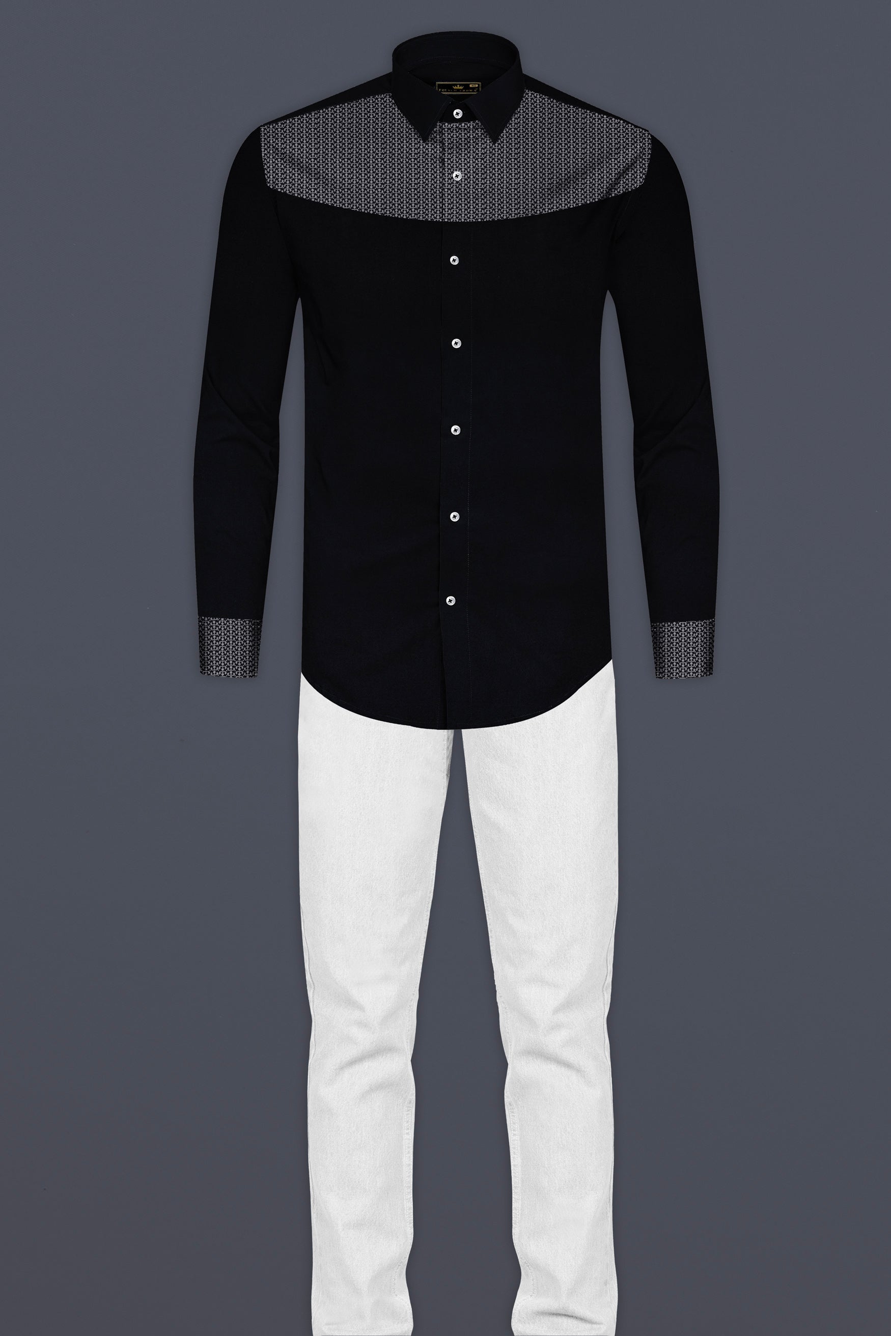 Jade Black Super Soft Premium Cotton Designer Shirt